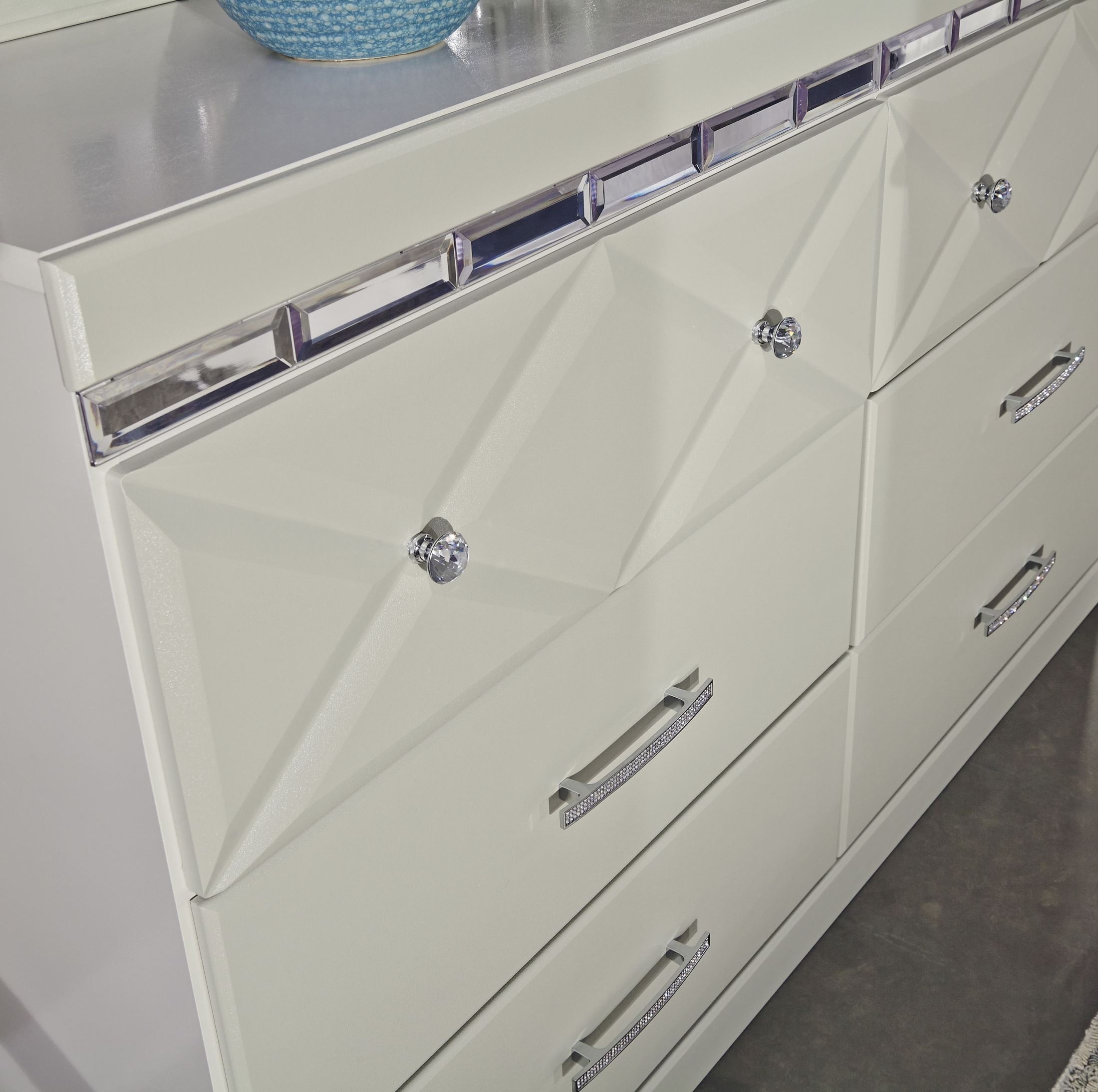 Dreamur Champagne Panel Bedroom Set from Ashley (B3515754) Coleman