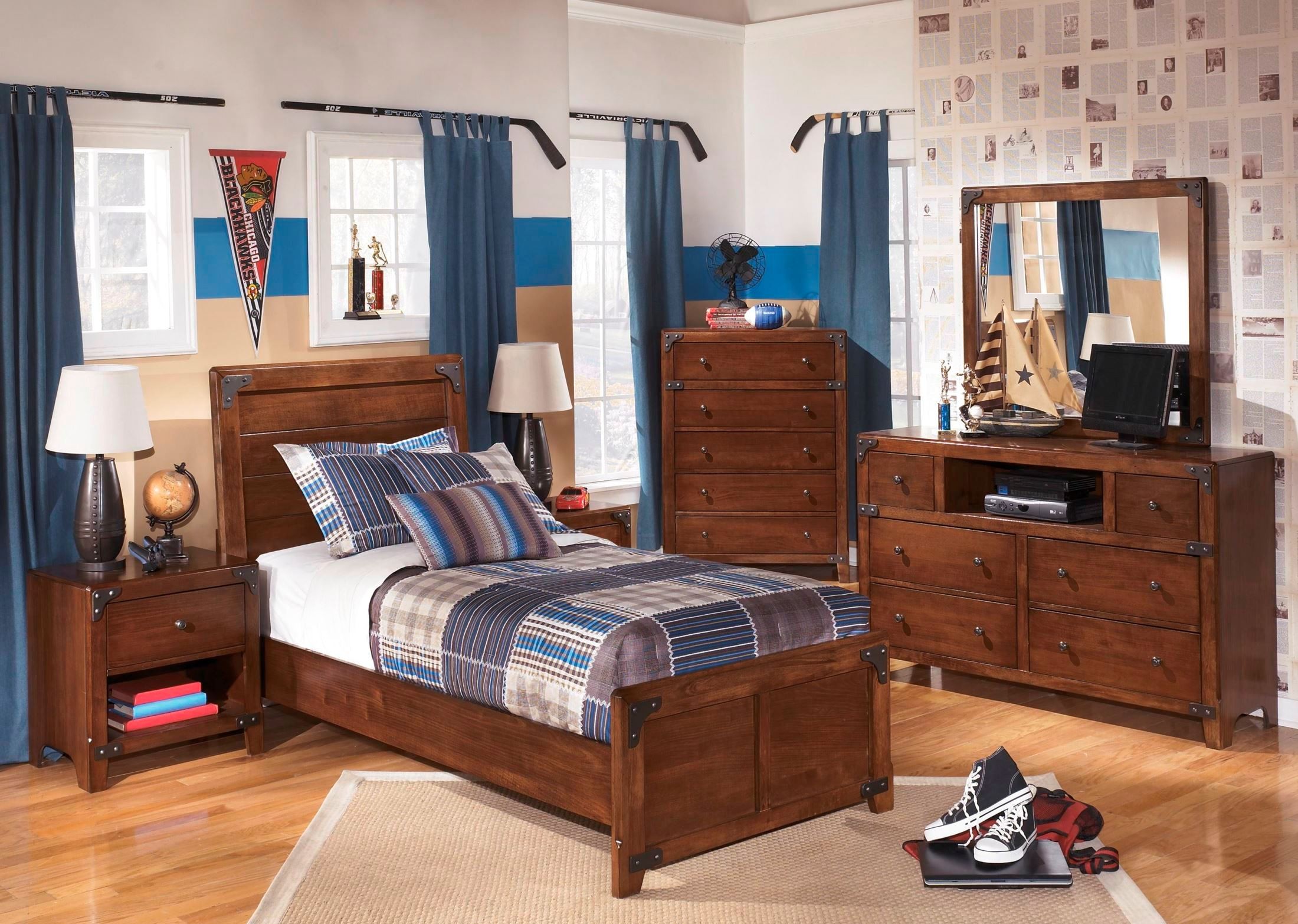 Delburne Youth Panel Bedroom Set from Ashley (B3626383) Coleman