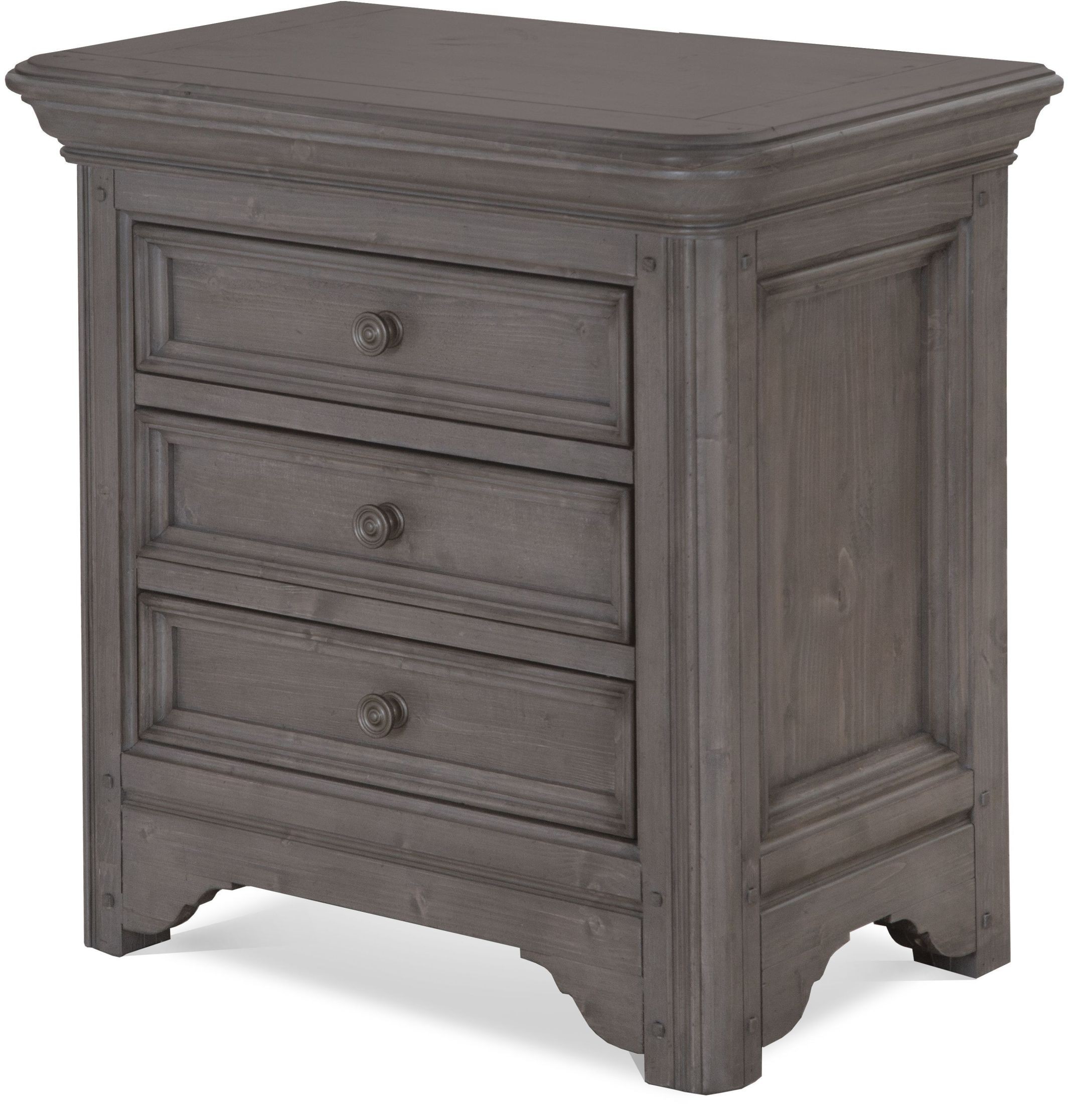 Shelter Cove Driftwood 3 Drawer Nightstand from Magnussen Home