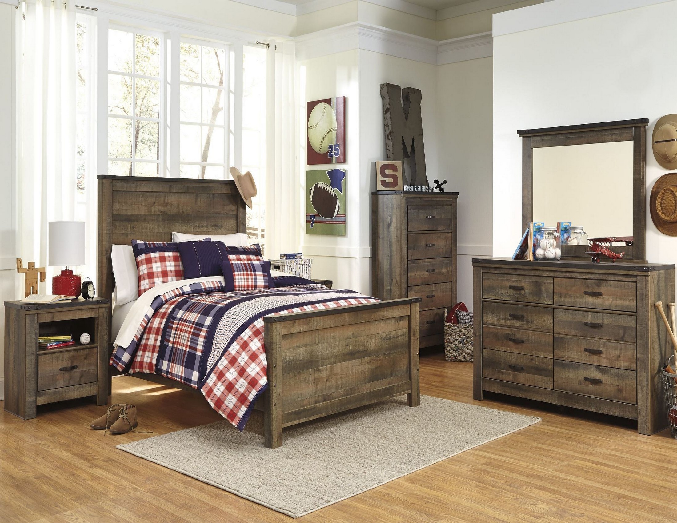 Trinell Brown Panel Bedroom Set from Ashley (B446-54-57-96 ...