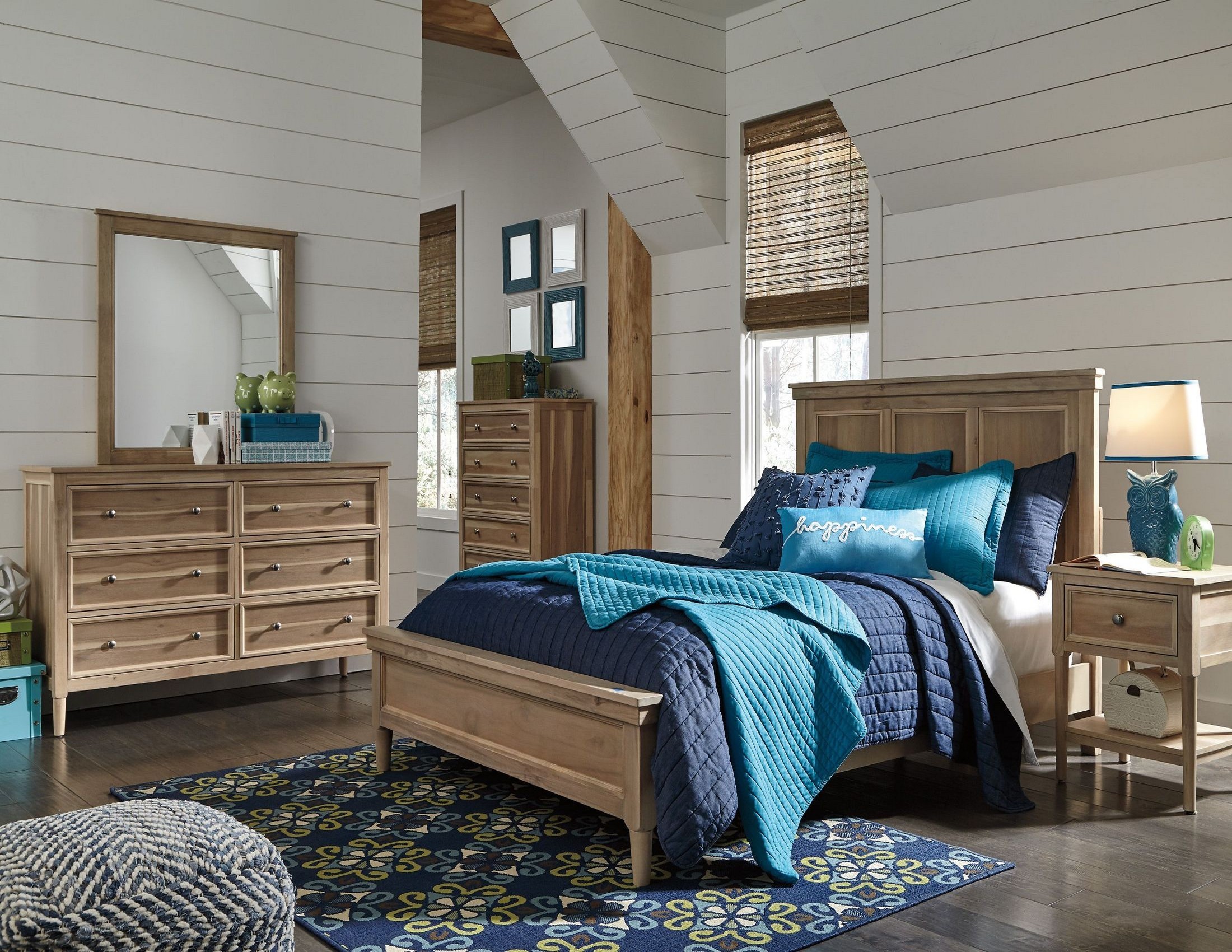 Klasholm Light Brown Panel Bedroom Set from Ashley