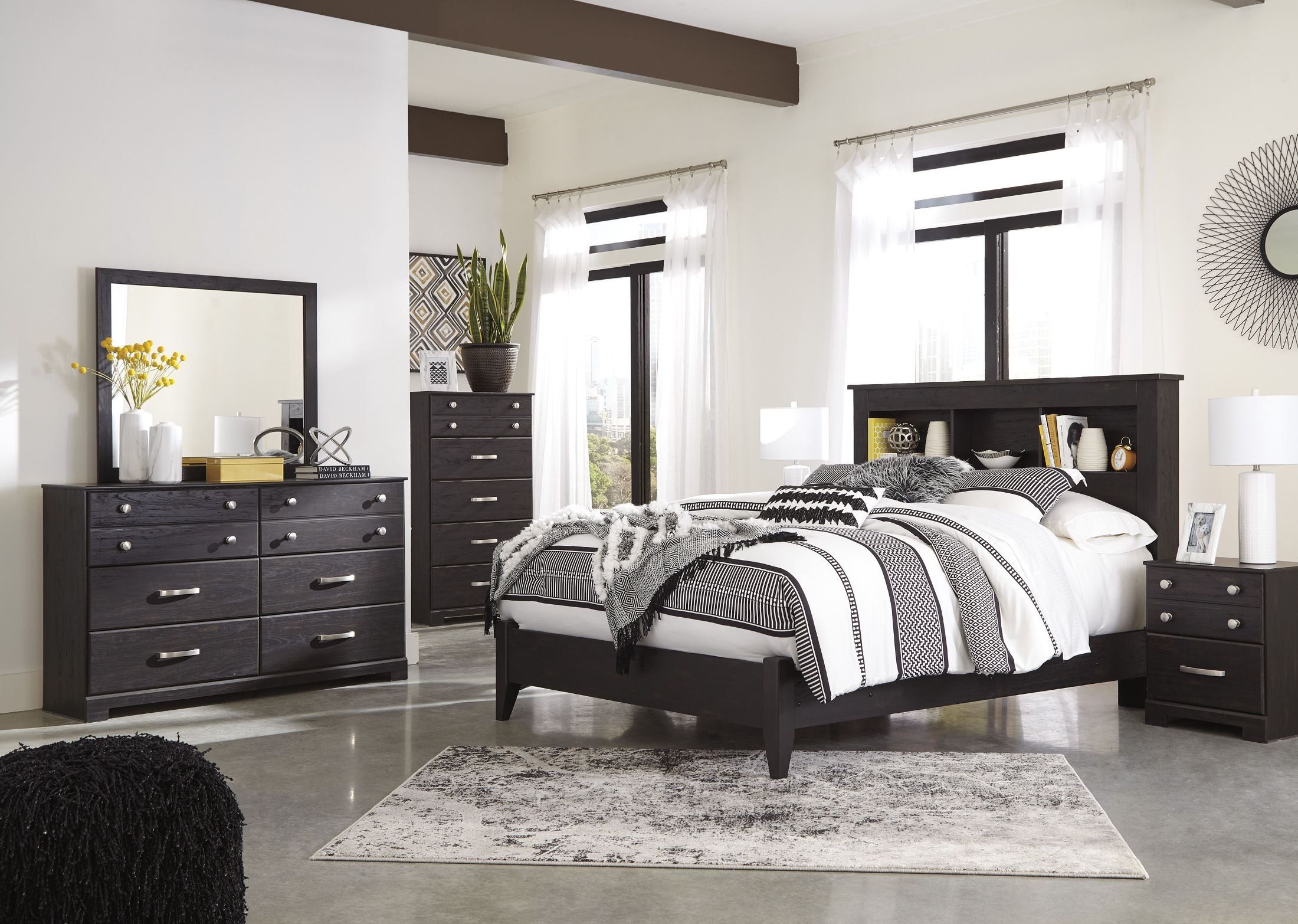 Reylow Brown Bookcase Bedroom Set from Ashley Coleman Furniture