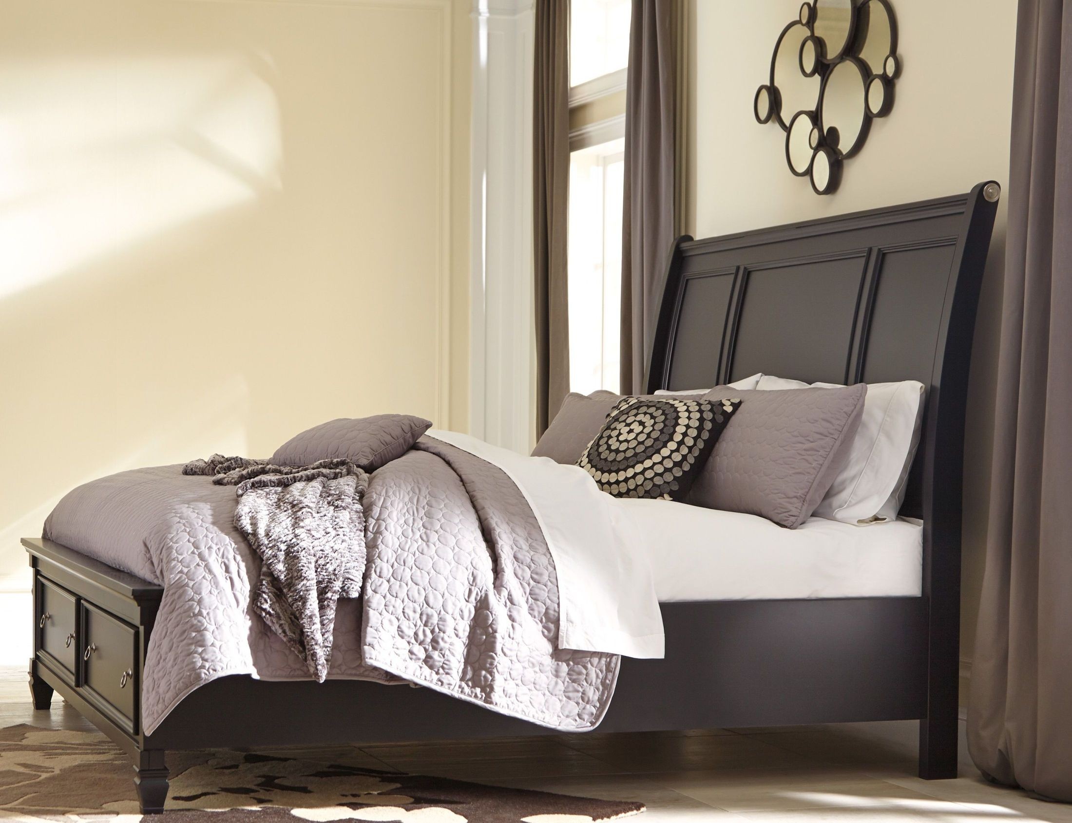 Greensburg King Storage Sleigh Bed from Ashley (B671787699