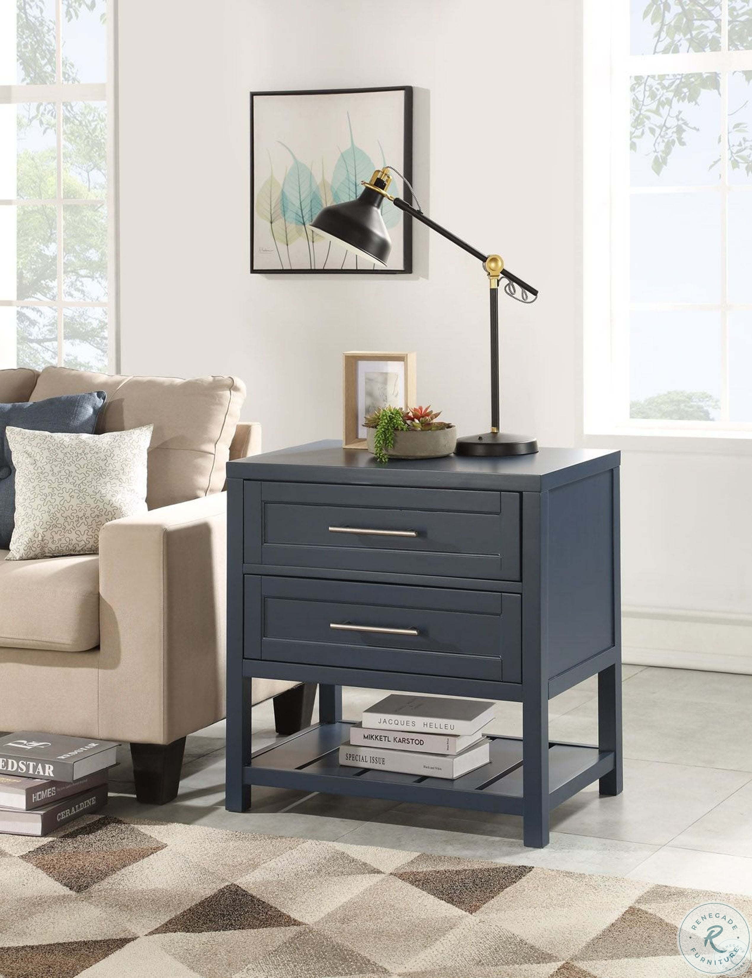 Lakeshore Blue Nightstand From Avalon Furniture Furniture Etc