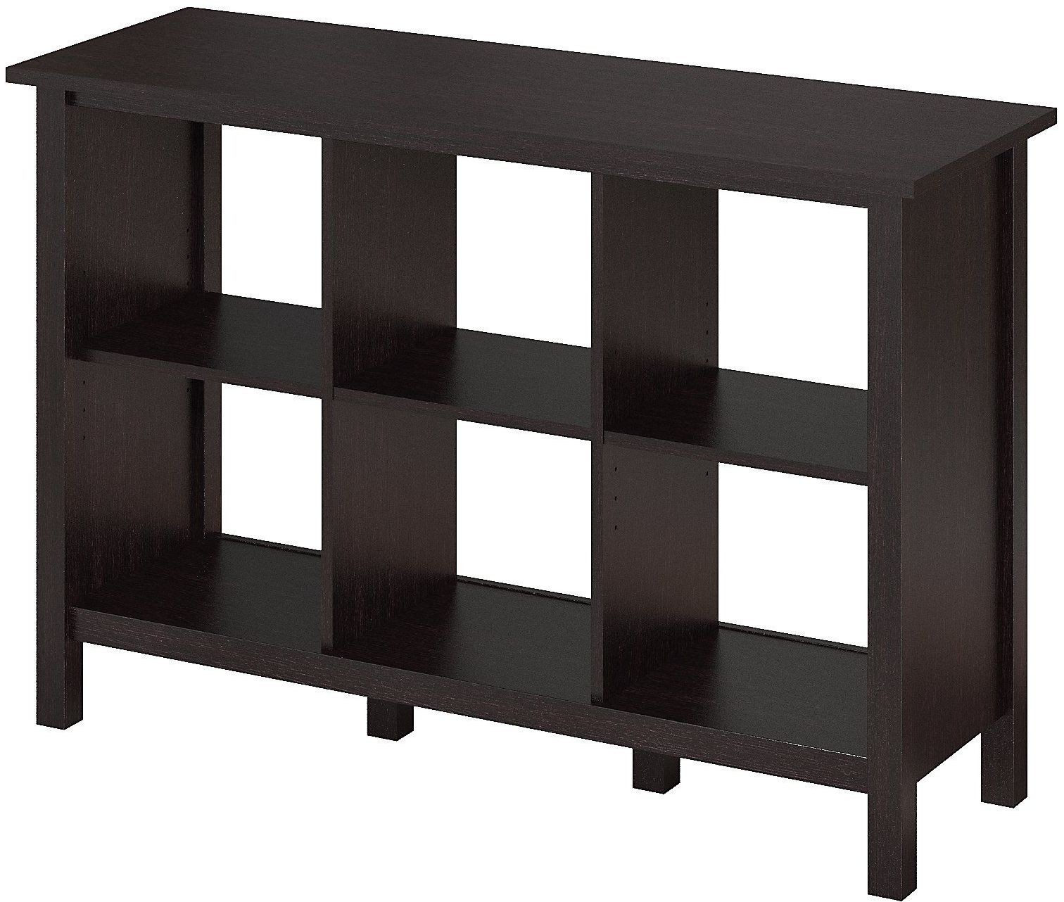 Broadview Espresso Oak 6 Cube Storage Bookcase from Bush Coleman