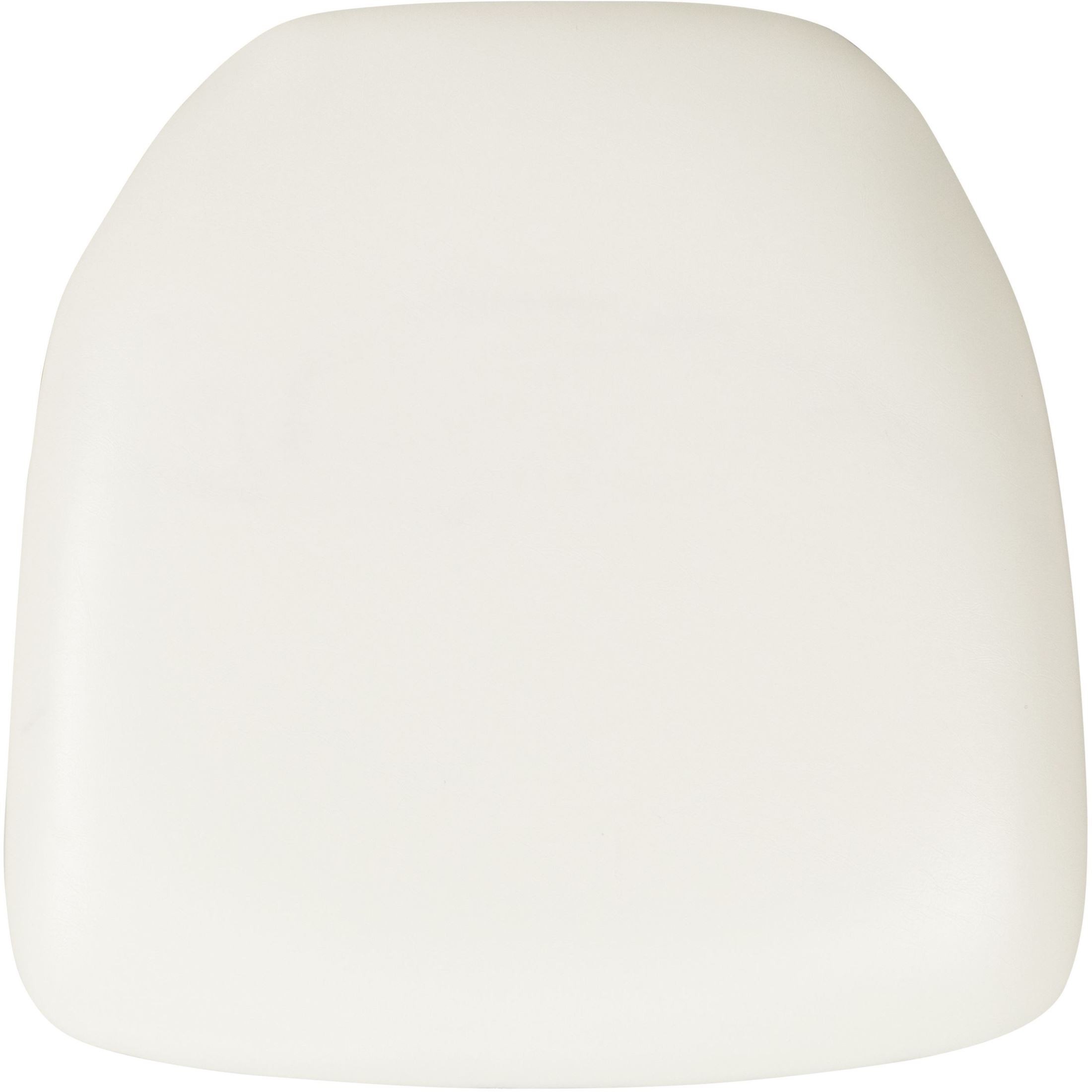 Hard White Vinyl Chiavari Chair Cushion from Renegade Coleman Furniture