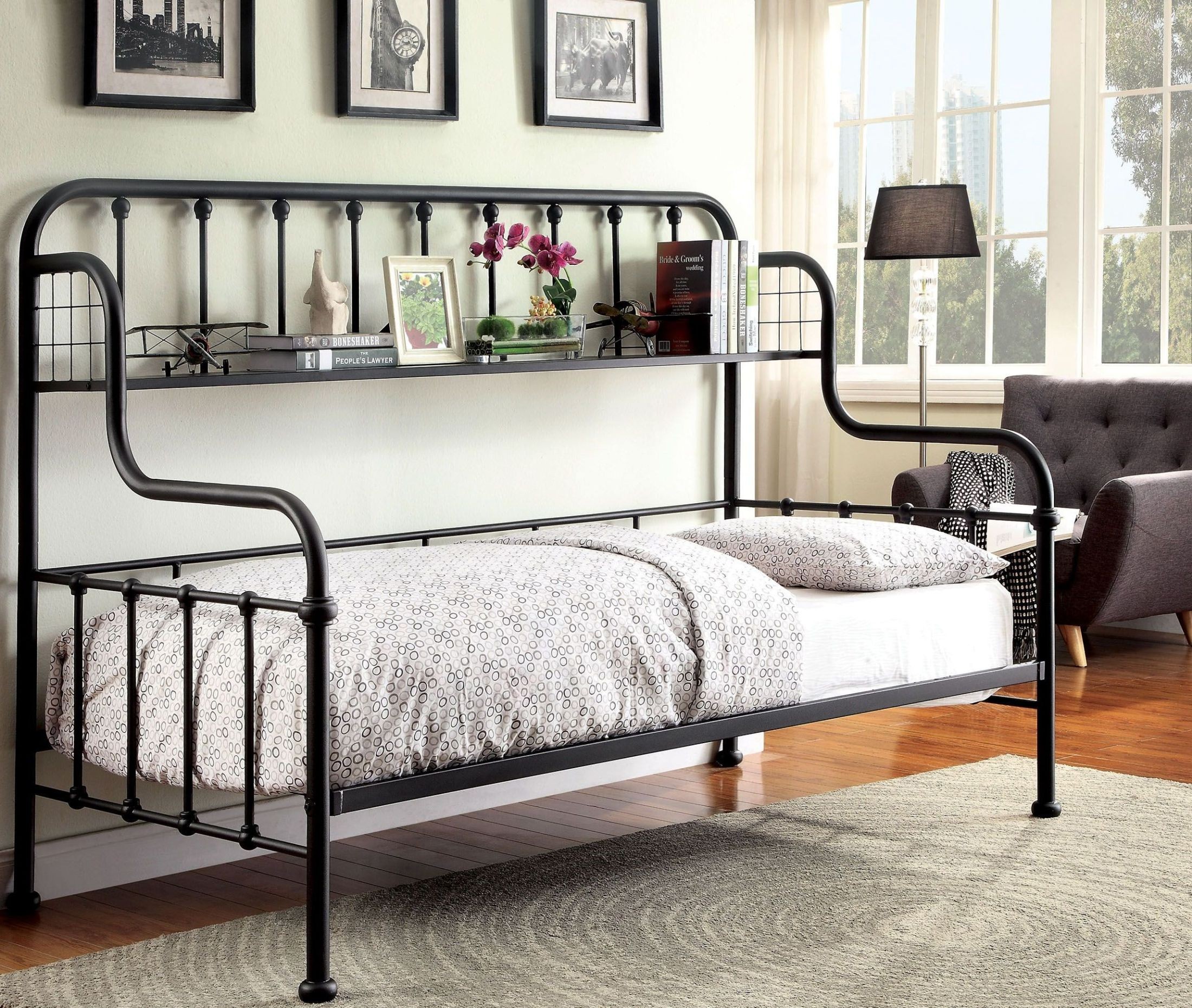 Carlow Black Daybed from Furniture of America Coleman Furniture