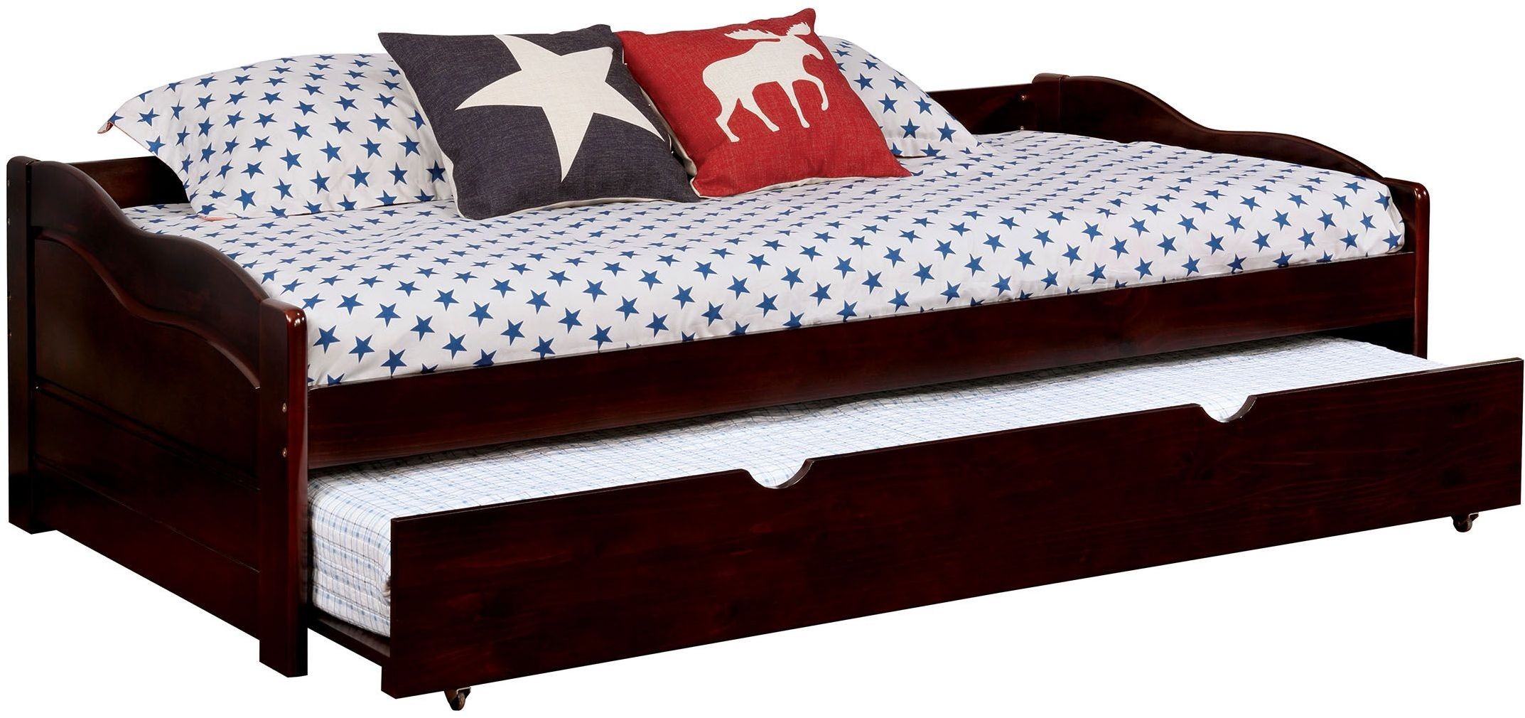 Sunset Espresso Daybed With Trundle from Furniture of America Coleman