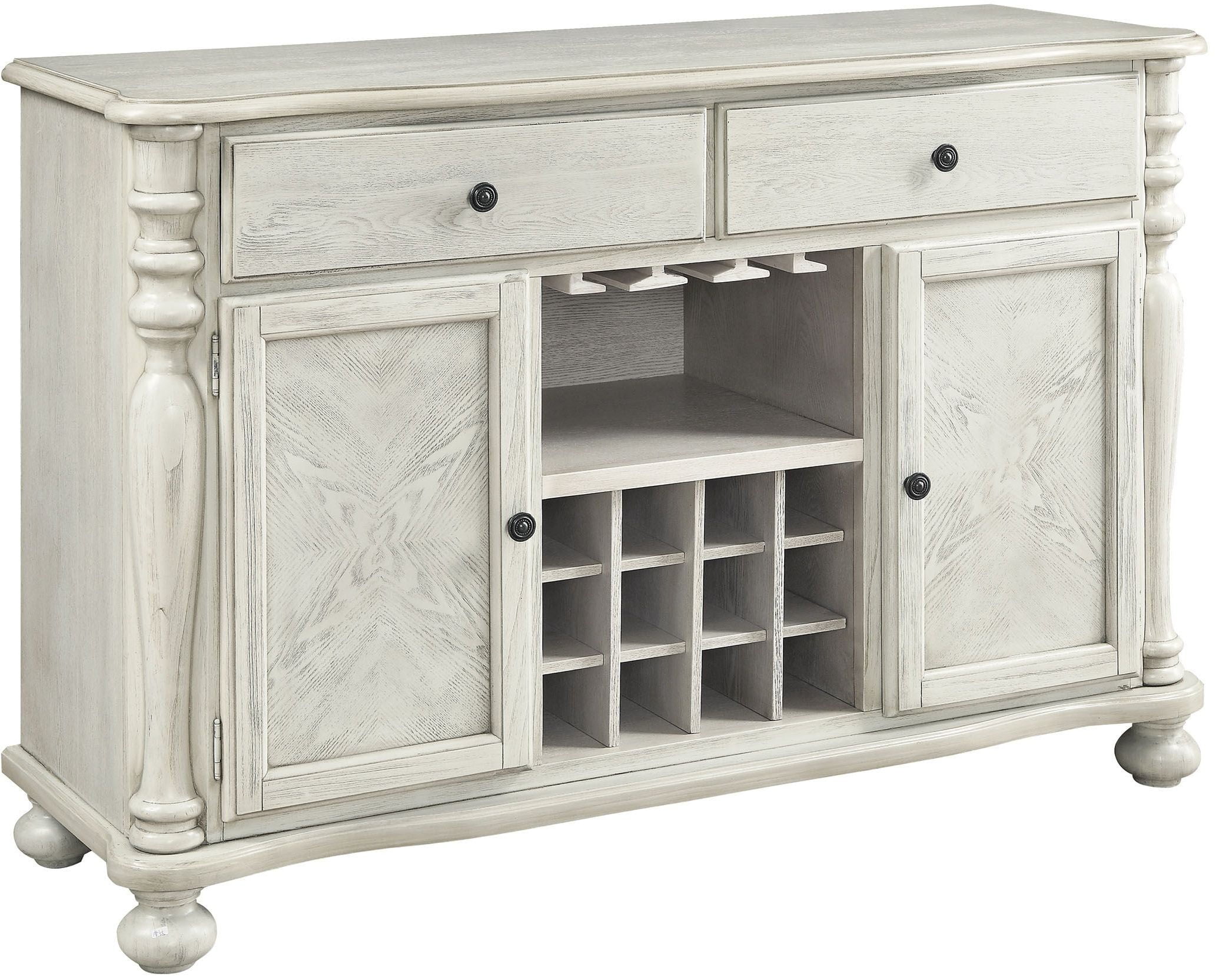 Siobhan II Antique White Server from Furniture of America Coleman Furniture