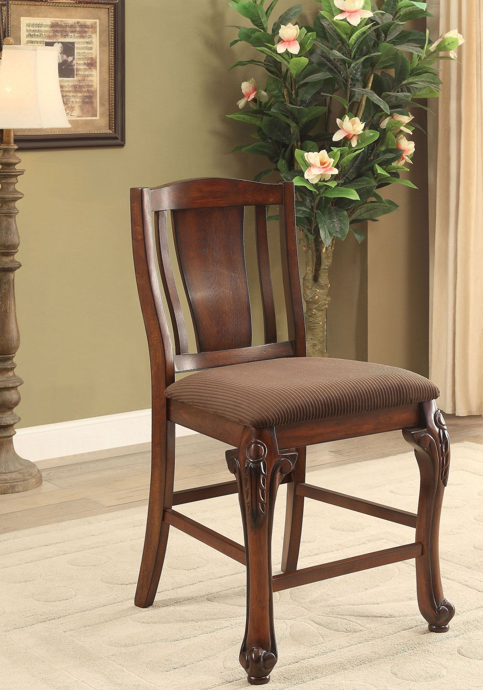 Johannesburg Brown Cherry Counter Height Dining Room Set from Furniture