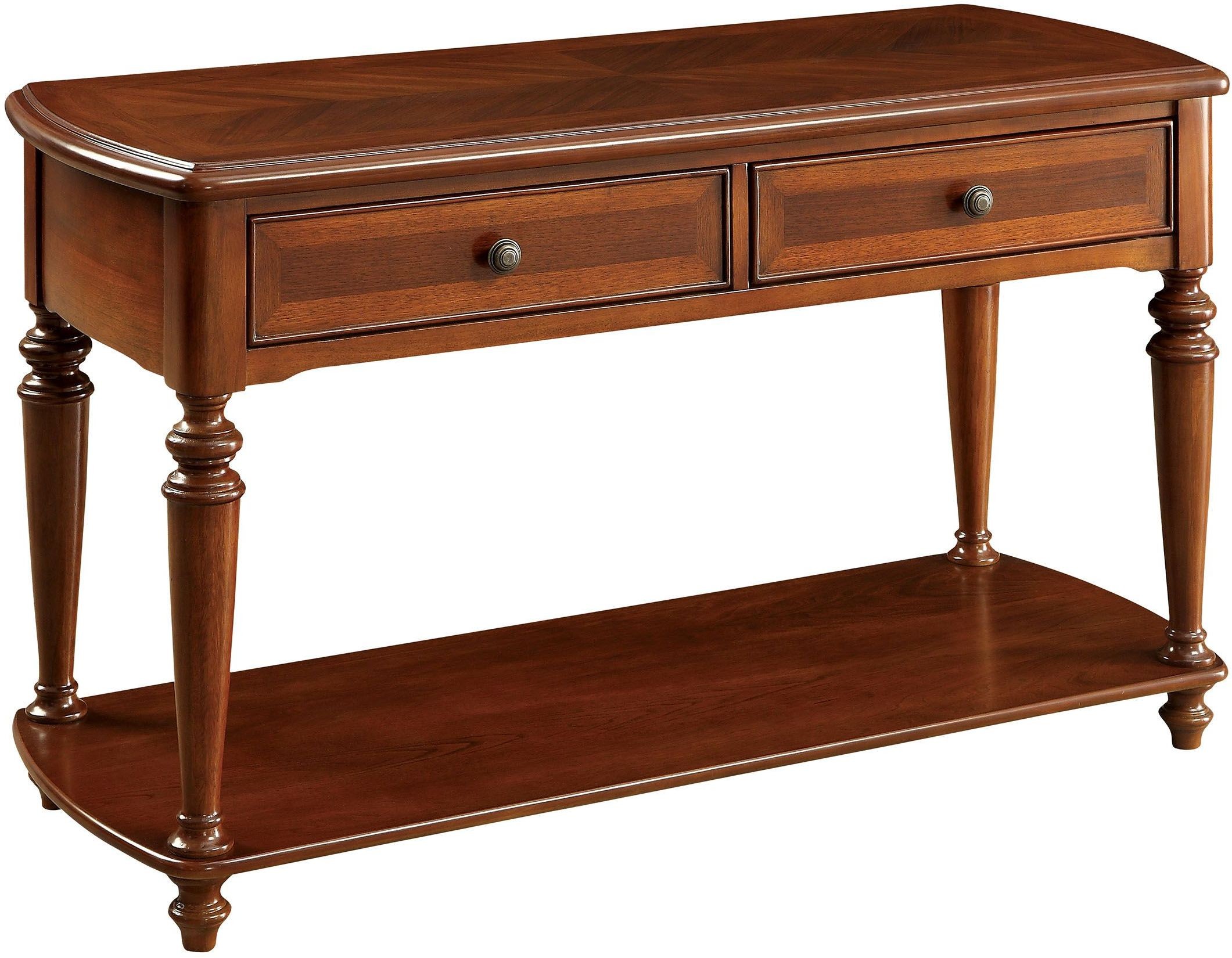 Samira Walnut Sofa Table from Furniture of America Coleman Furniture