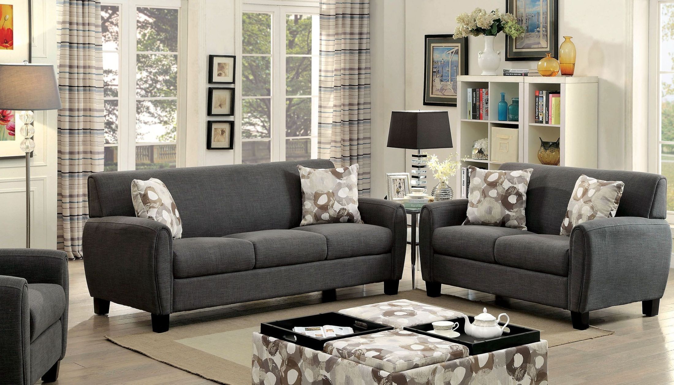 liana gray living room set from furniture of america liana gray living room set from furniture of america