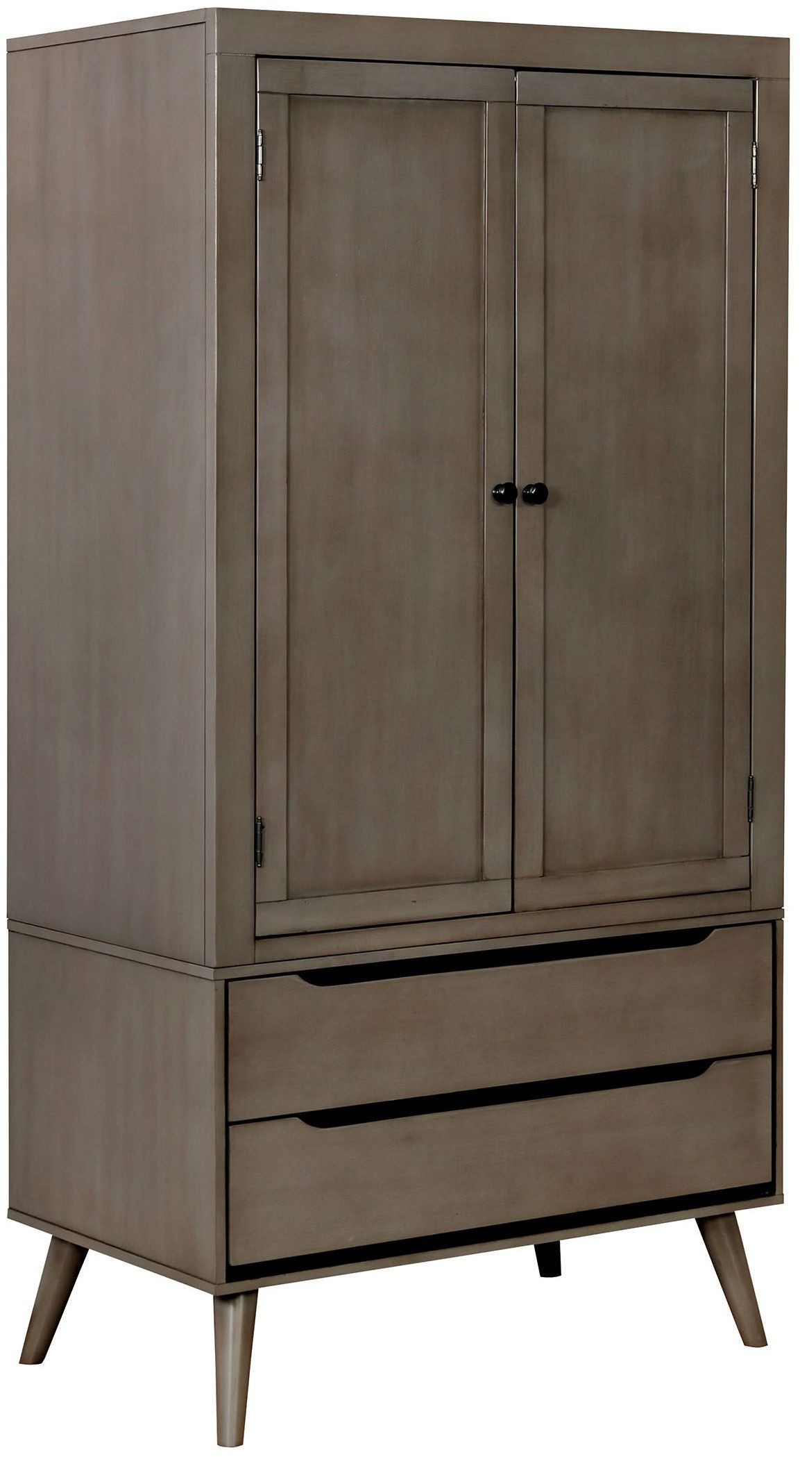 Lennart Gray Armoire, CM7386GYARSET, Furniture of America