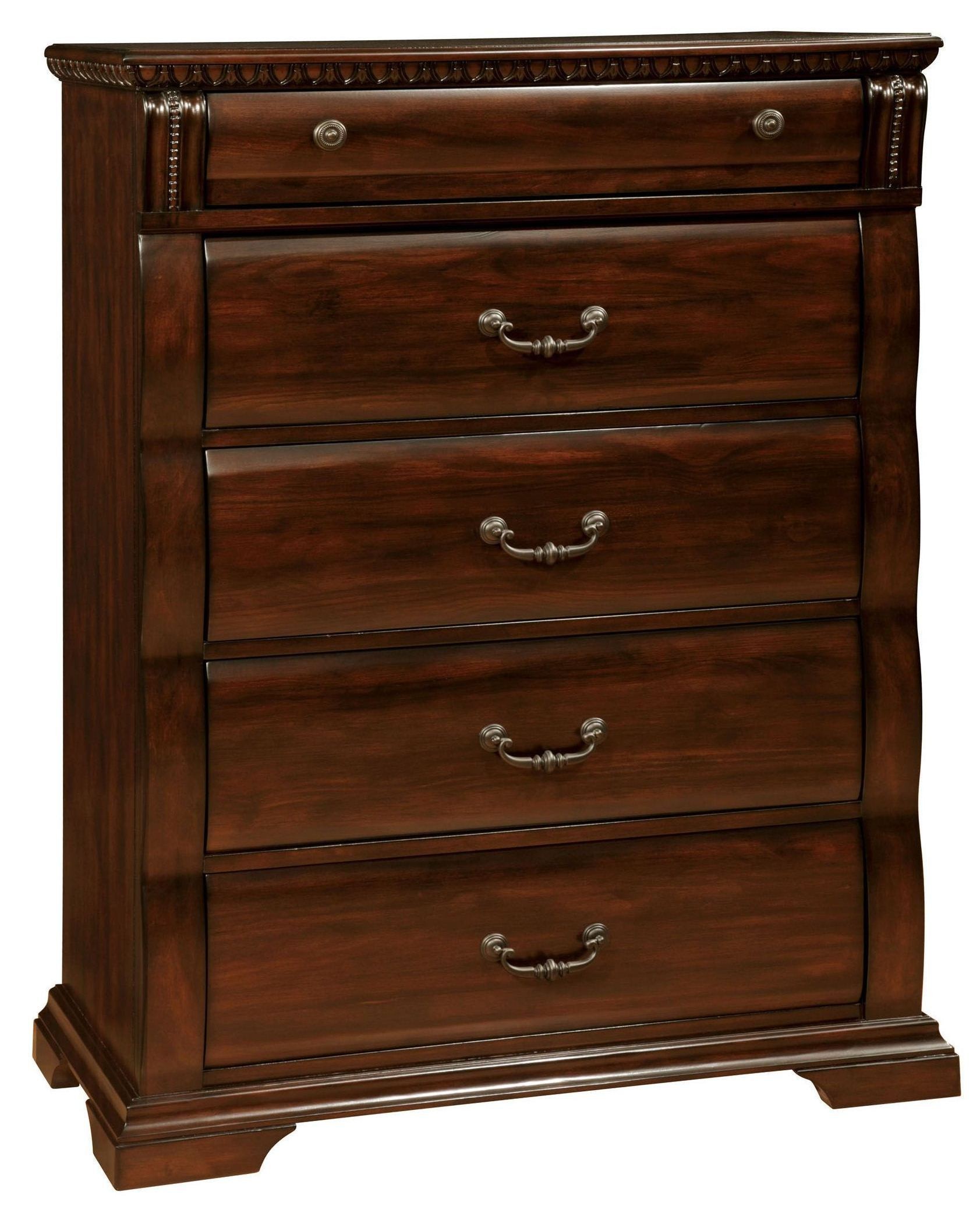 Burleigh Cherry Chest from Furniture of America (CM7791C) Coleman