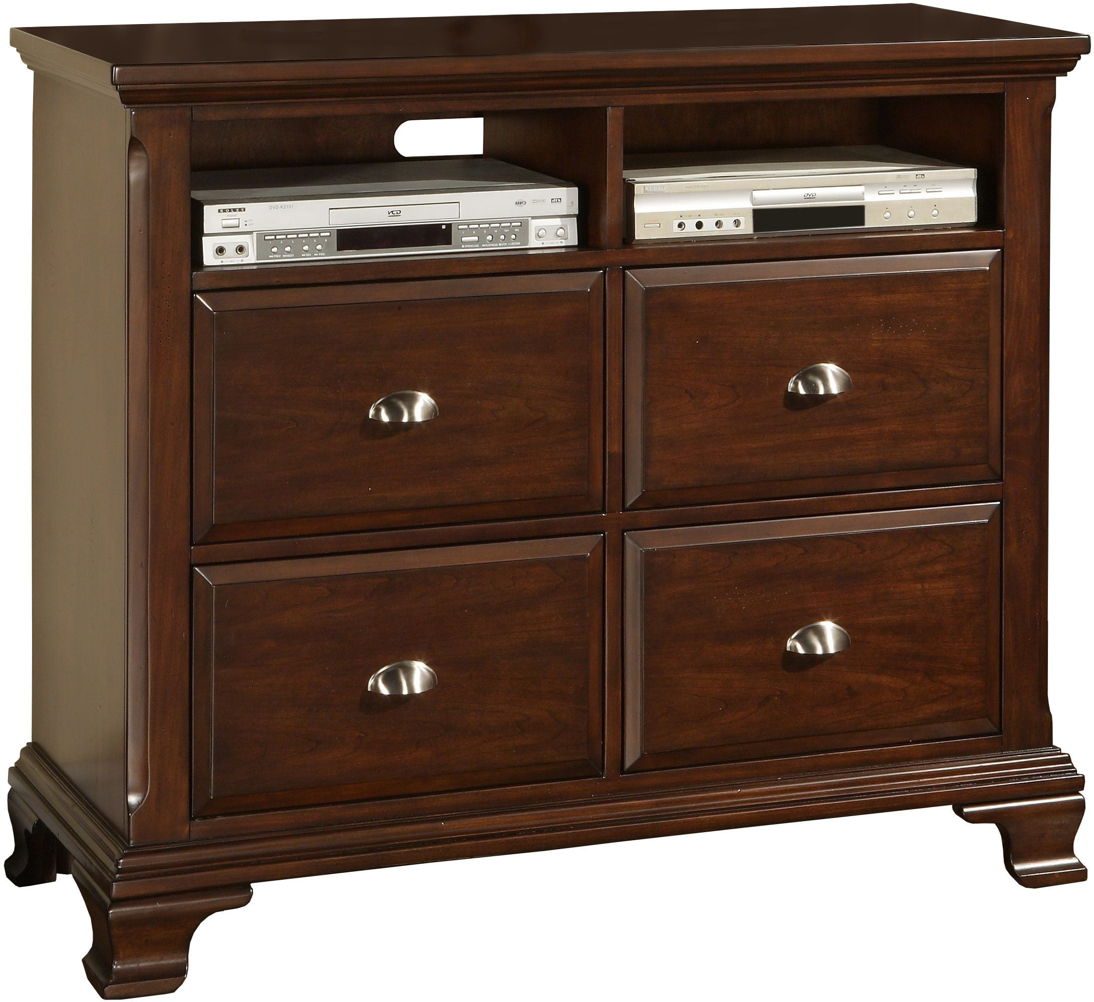 Brinley Cherry Media Chest from Elements Furniture Coleman Furniture
