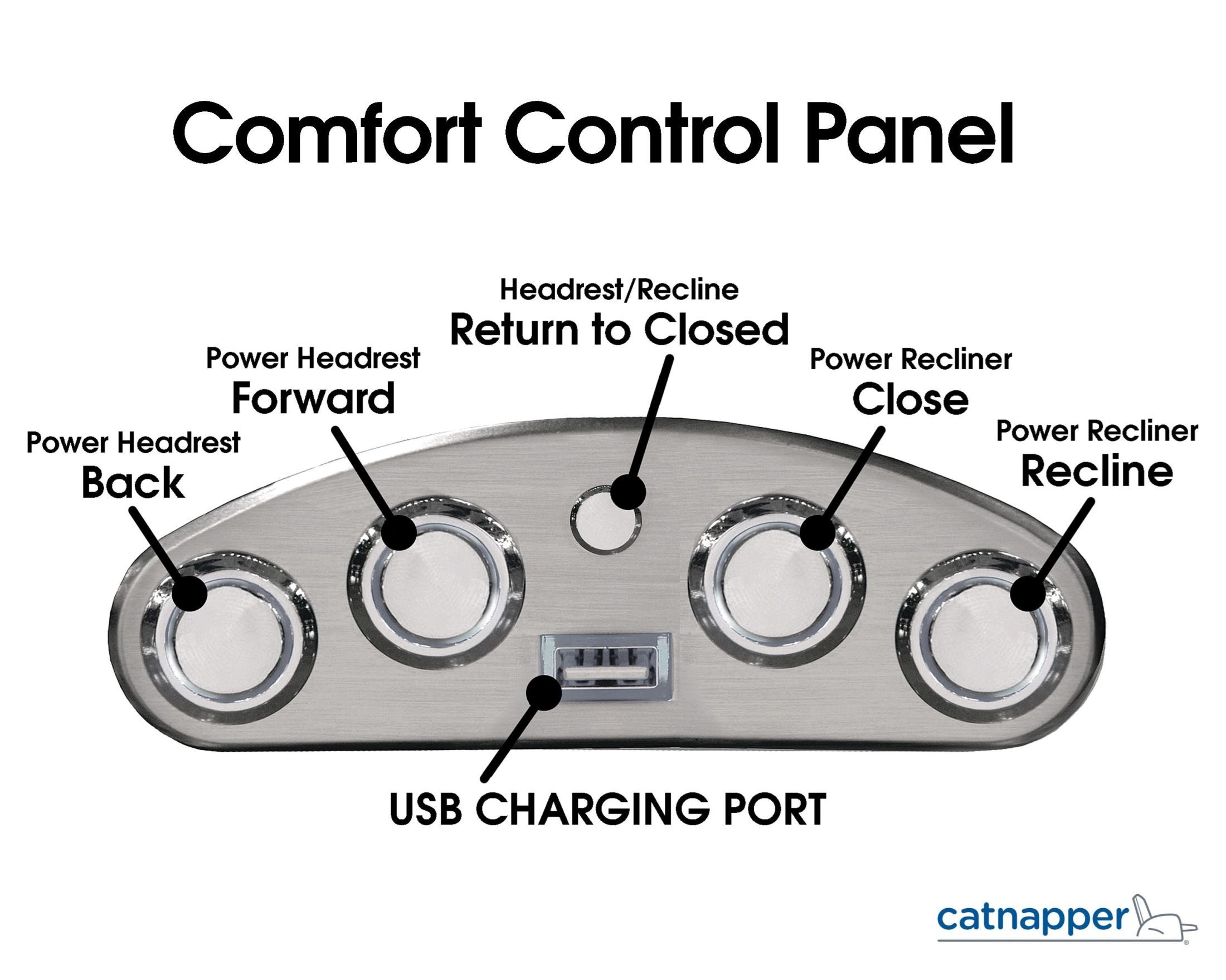 Wembley Chocolate Power Lay Flat Recliner from Catnapper Coleman