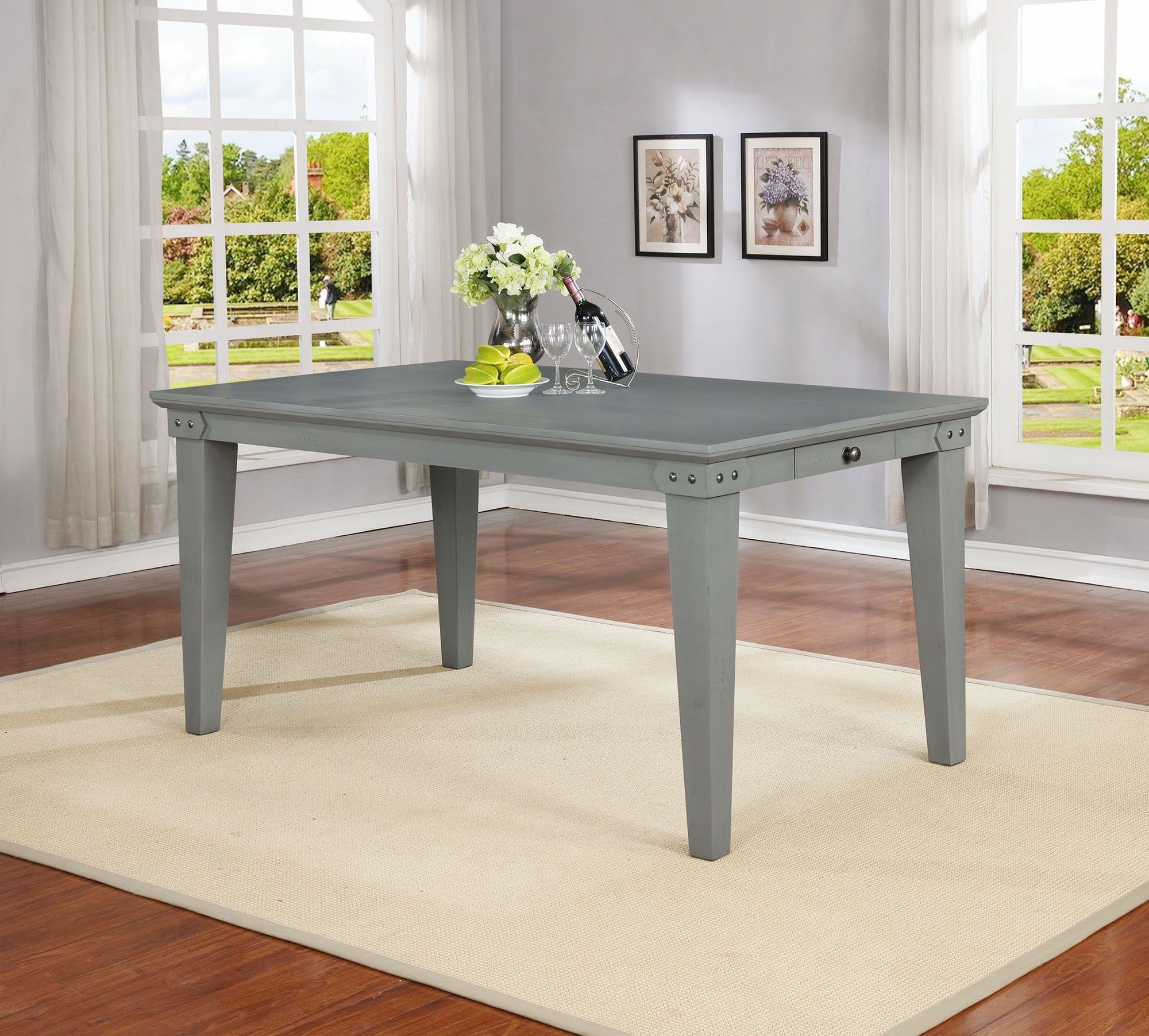 Bellville Dove Gray Counter Height Dining Table from Avalon Furniture