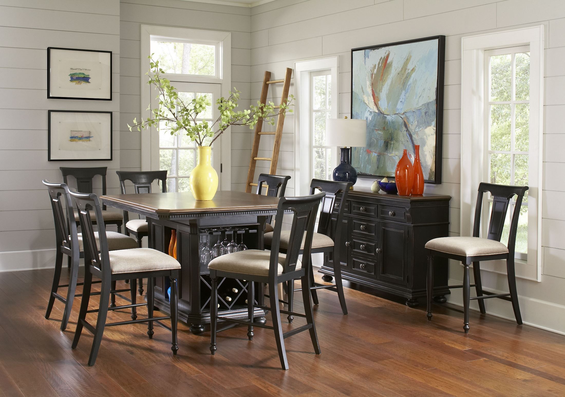 Rivington Hall Antique Coffee Kitchen Island Set from ...
