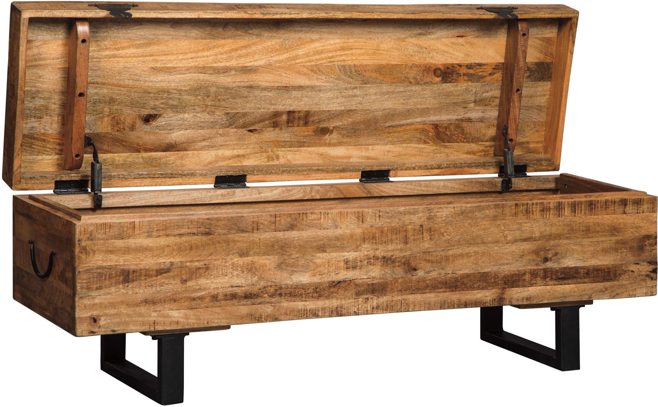 Glosco Light Brown Storage Bench from Ashley Coleman Furniture