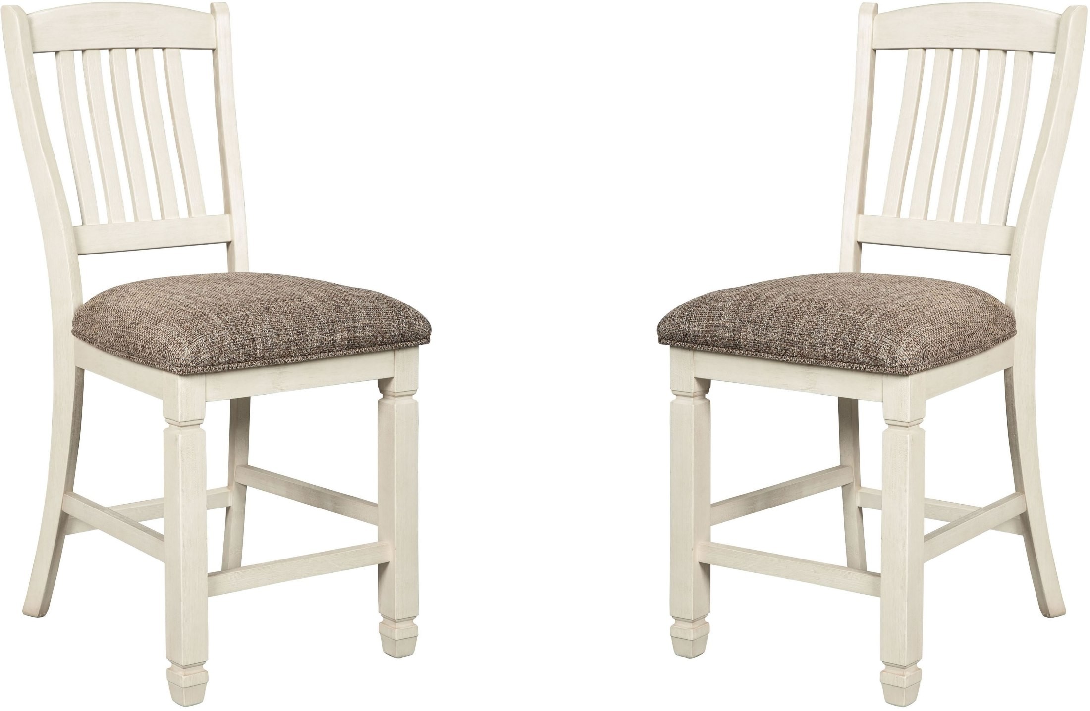 Bolanburg Two Tone Upholstered Barstool Set of 2 from Ashley Coleman