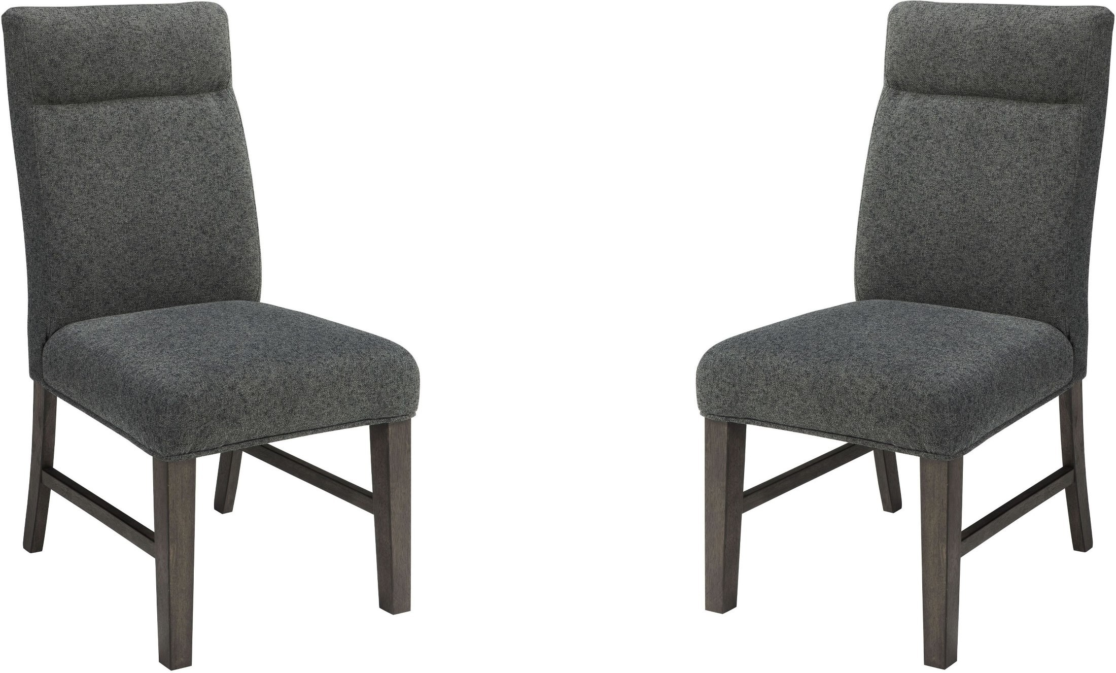 Chansey Gray Dining Upholstered Side Chair Set of 2 from ...