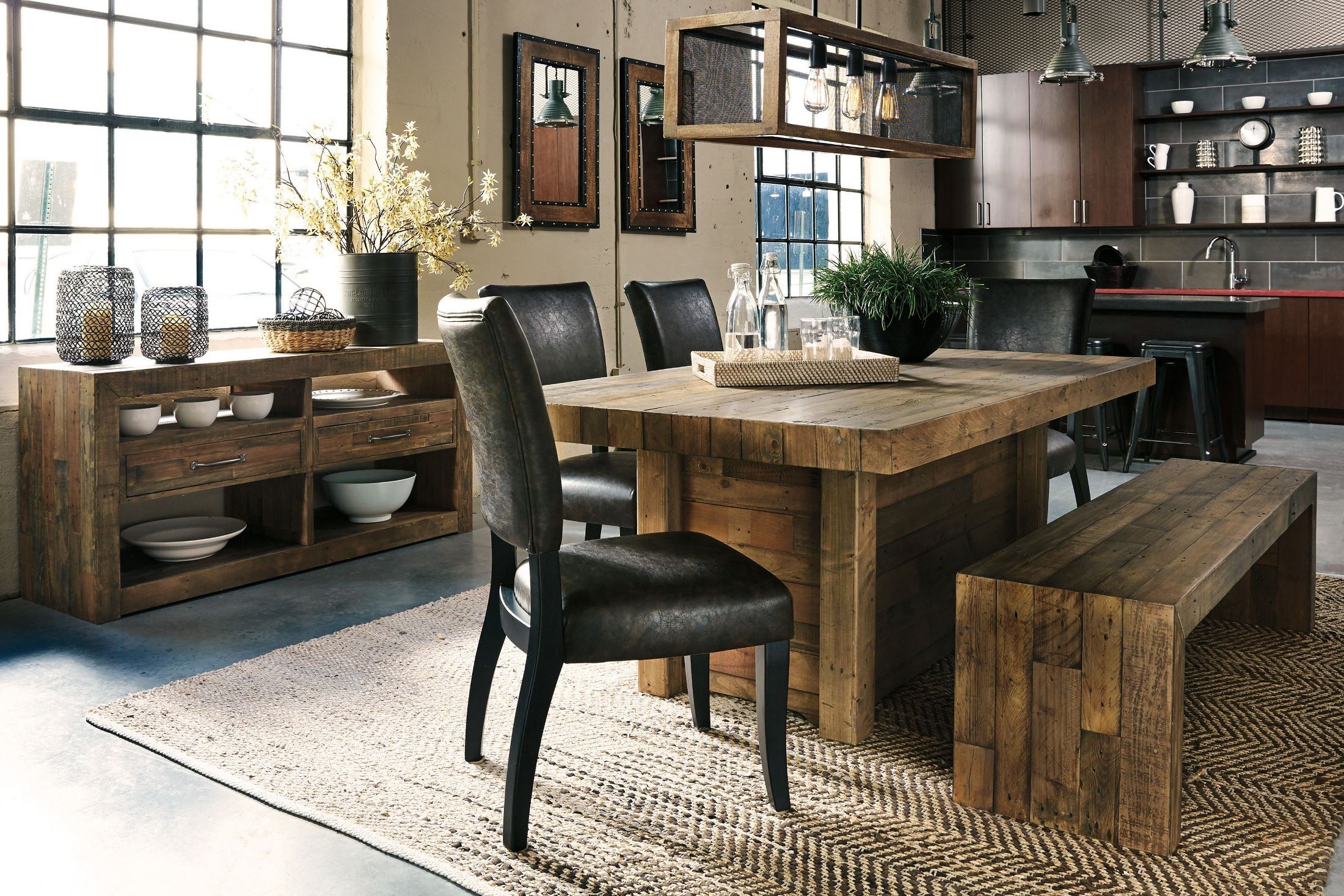 Sommerford Brown Rectangular Dining Room Set from Ashley Coleman