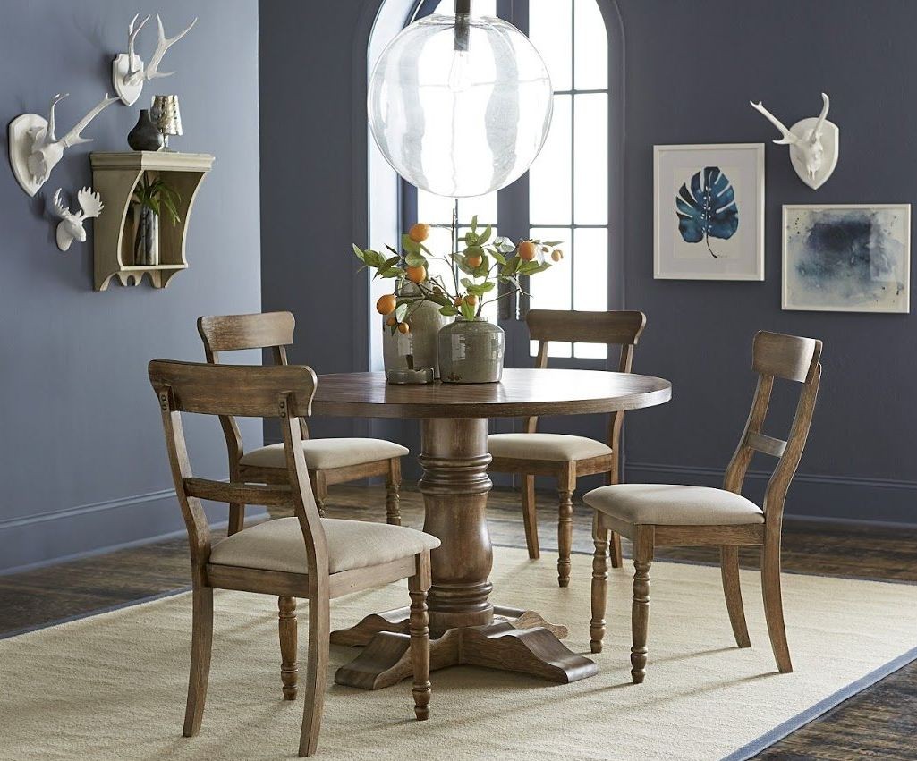 Muse Driftwood Driftwood Round Dining Room Set from Progressive