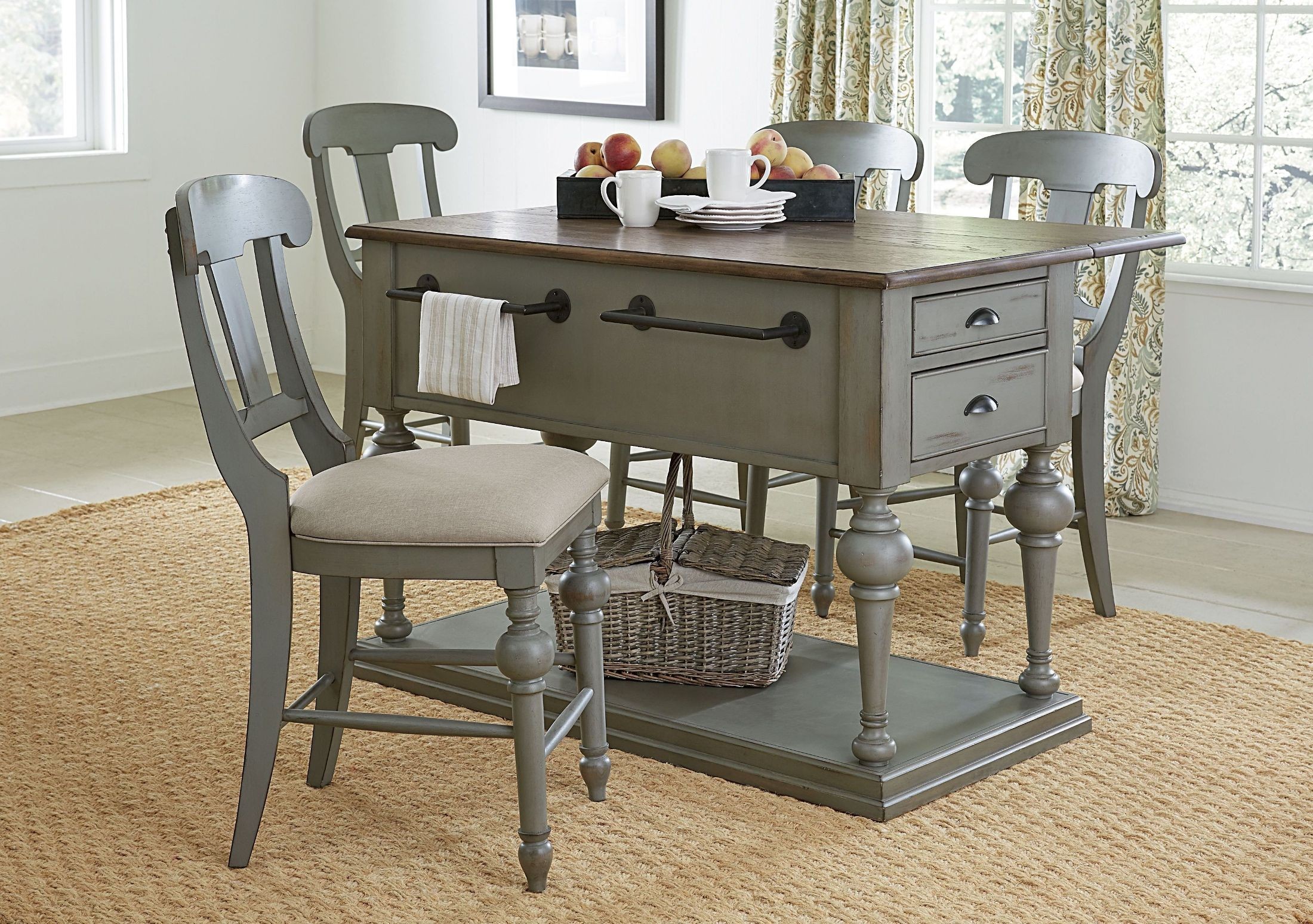 oak kitchen island colonnades putty and oak kitchen island from progressive oak kitchen island colonnades putty and oak kitchen island from progressive