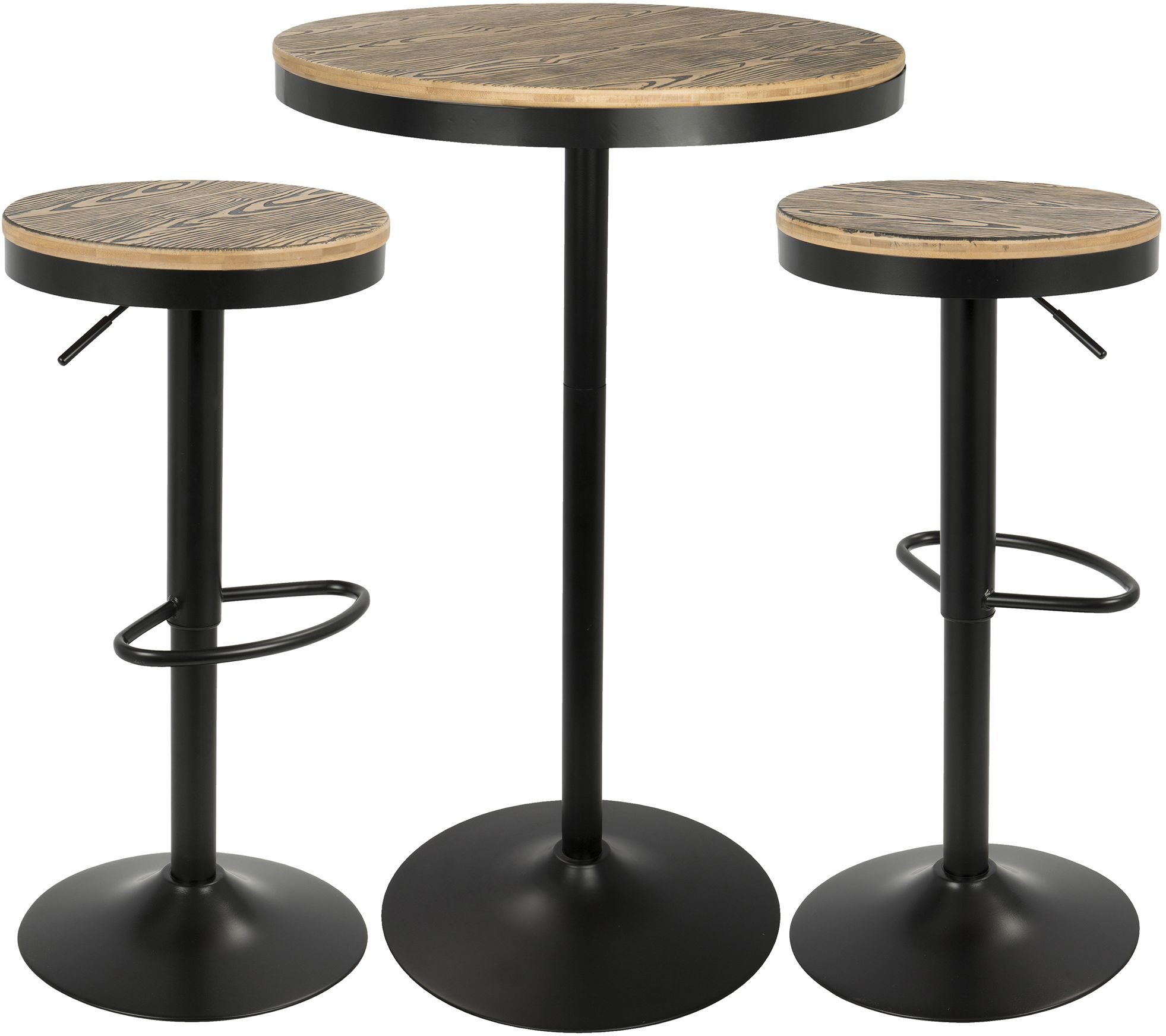 dakota black 3 pub set from lumisource coleman dakota black 3 pub set from lumisource coleman