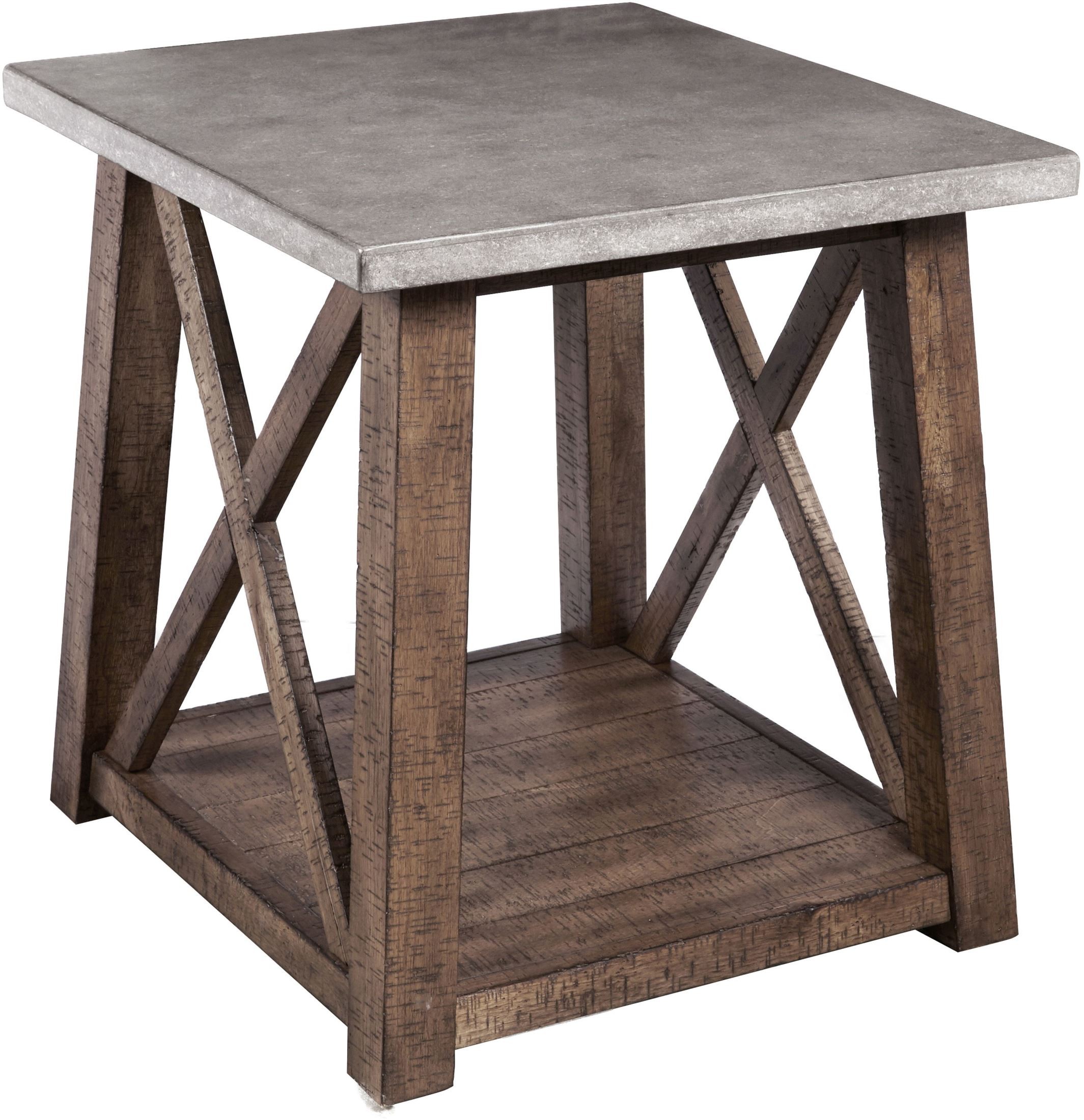 Distressed Brown End Table from Pulaski Coleman Furniture