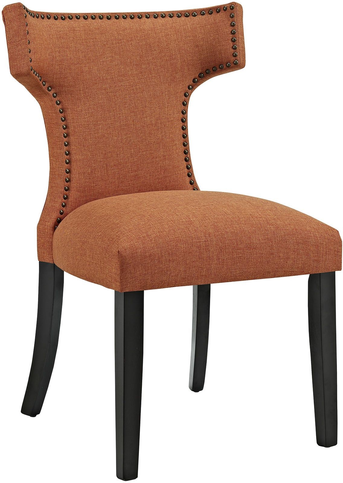 Curve Orange Upholstered Dining Chair from Renegade | Coleman Furniture