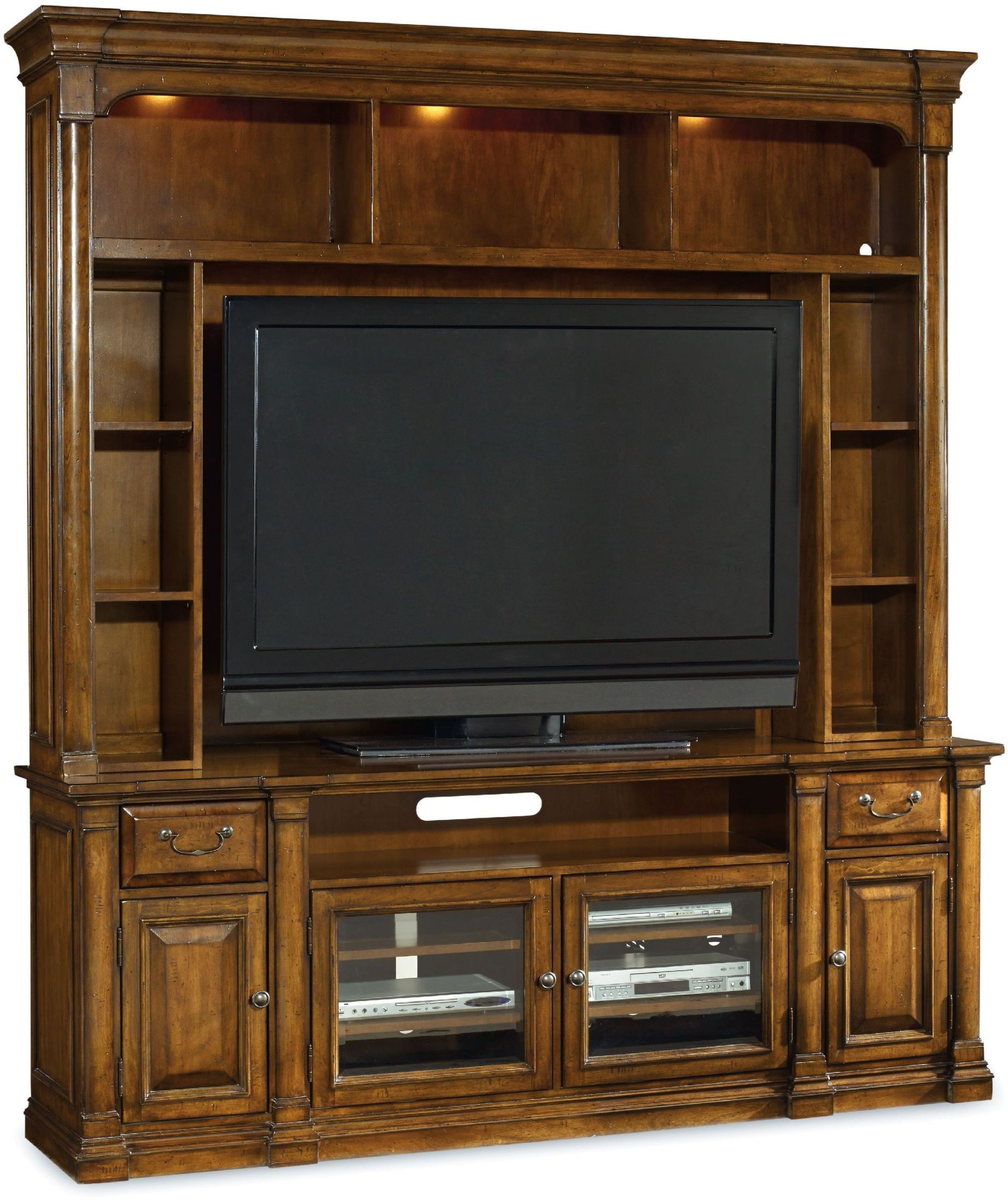 Tynecastle Brown 2 Piece Entertainment Center from Hooker Coleman