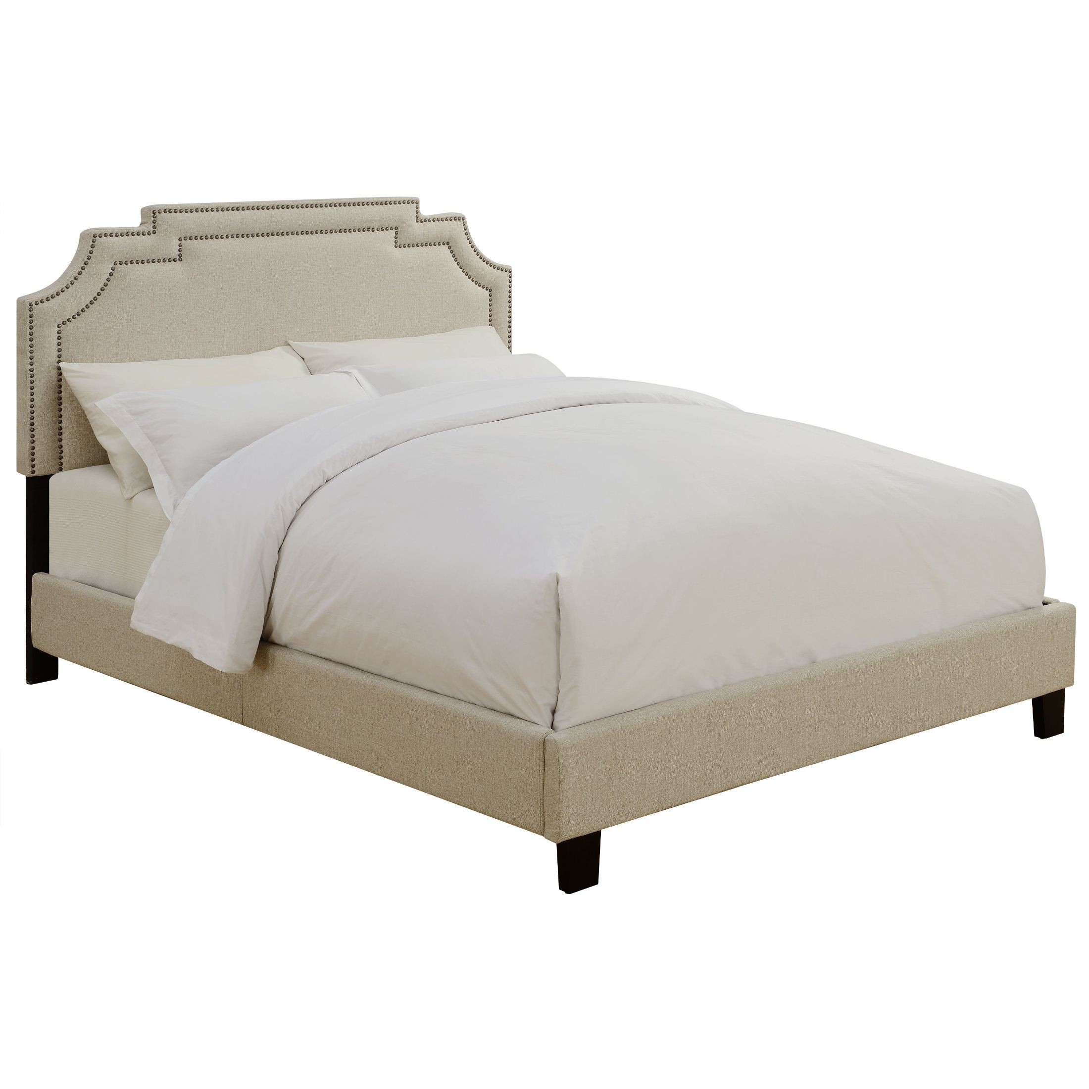 Linen Shaped Queen Upholstered Panel Bed from Pulaski Coleman Furniture
