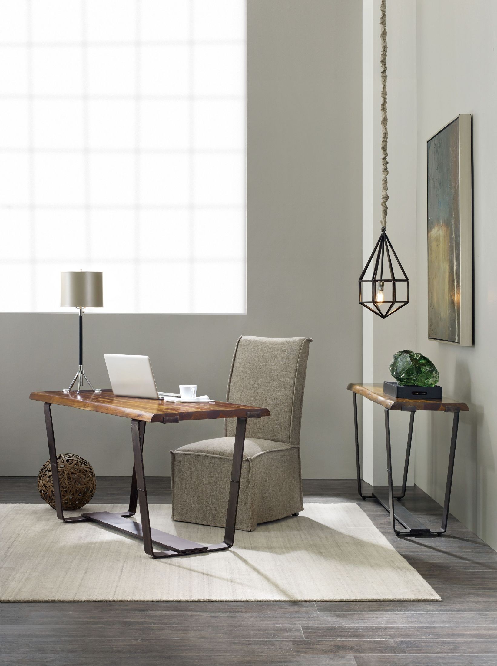 Live Edge Brown Home Office Set from Hooker Coleman Furniture