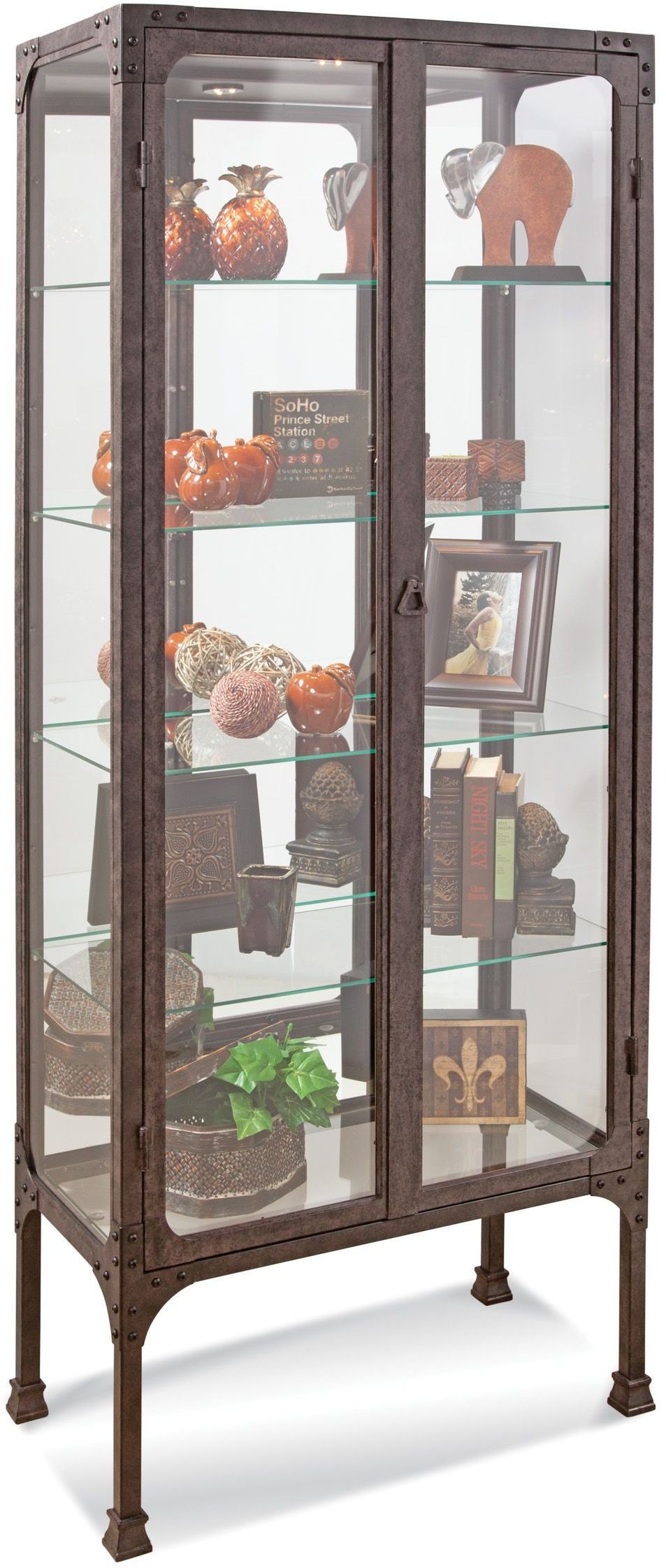 Kildair I Gun Metal Accent Cabinet from Philip Reinisch | Coleman Furniture