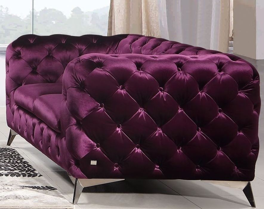 Glitz Purple Loveseat from JNM Coleman Furniture