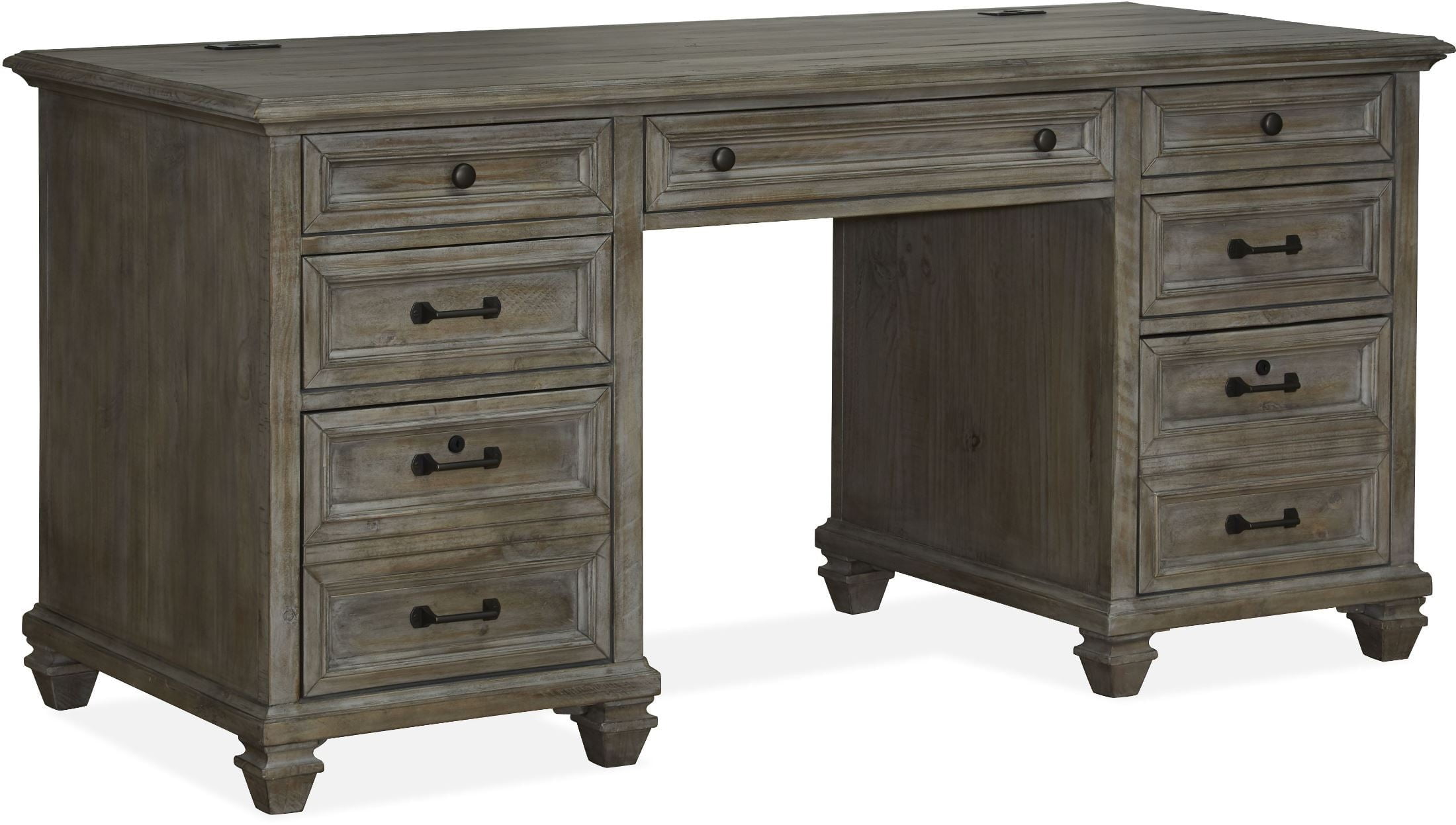 Lancaster Dove Tail Grey Executive Desk from Magnussen Home Coleman