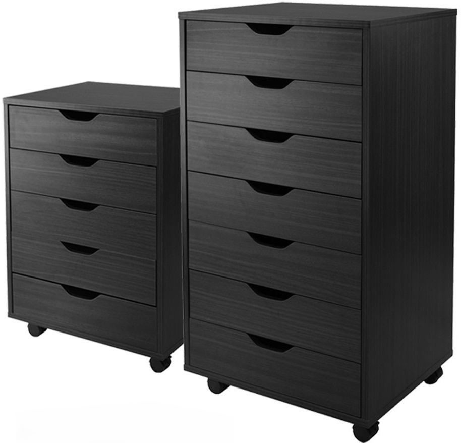 Halifax Black 5 Drawer for Closet/Office from WinsomeWood