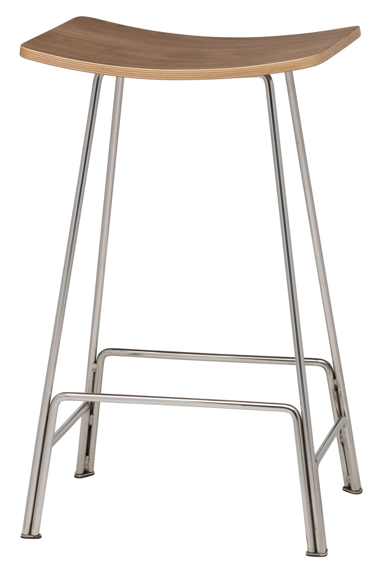 Kirsten American Walnut Wood Counter Stool from Nuevo Coleman Furniture