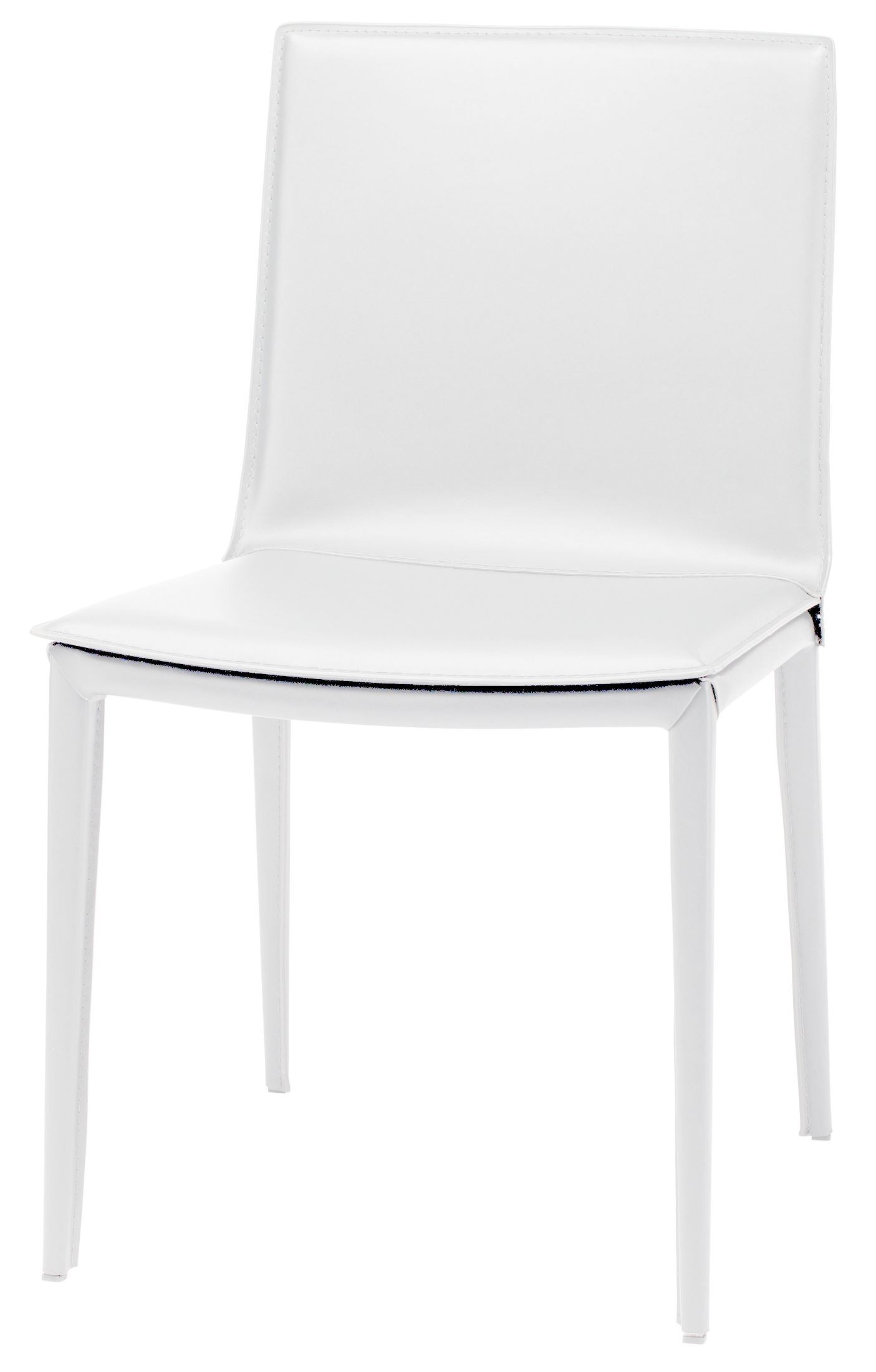 Palma White Leather Dining Chair from Nuevo Coleman Furniture