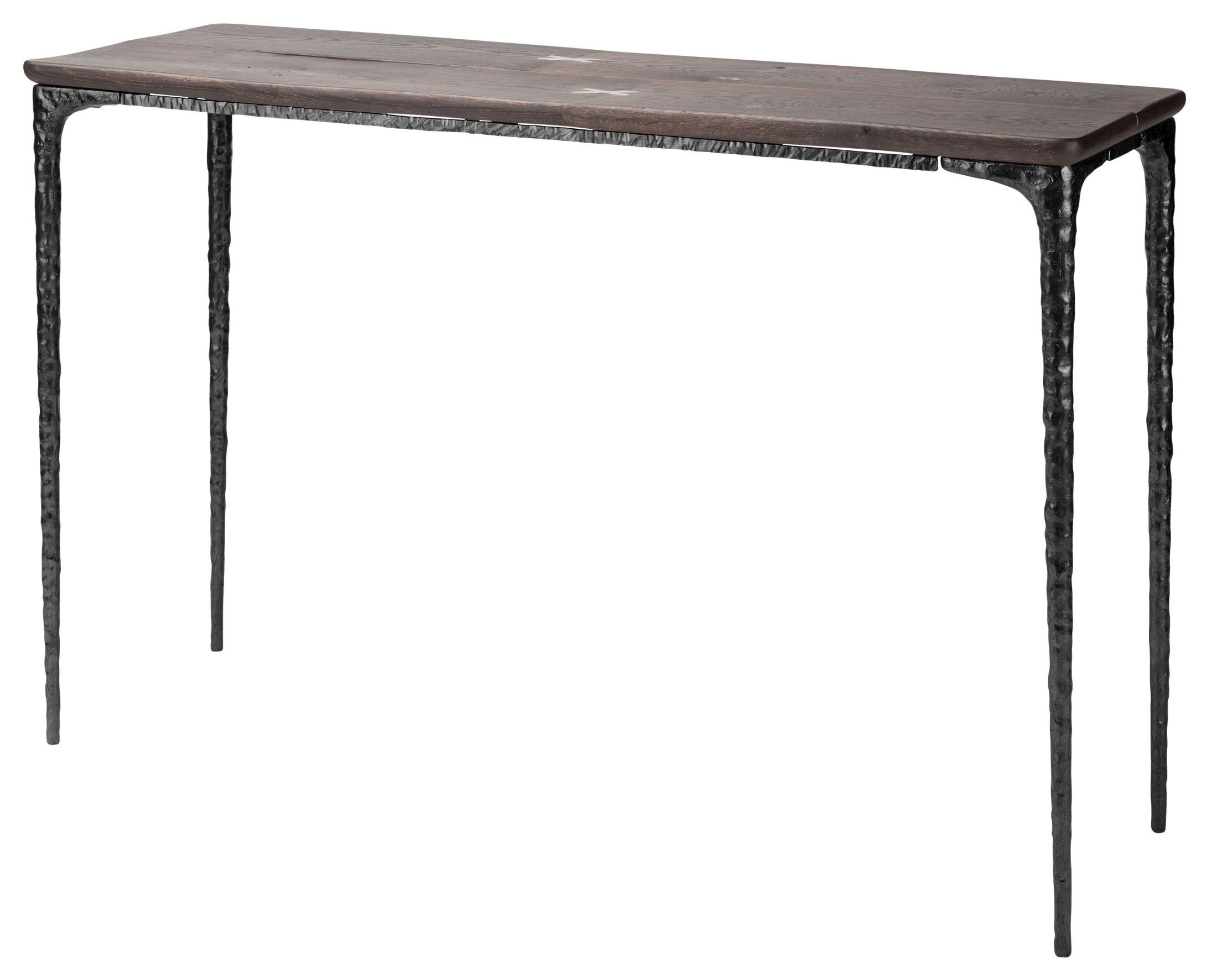Kulu Seared and Black Cast Iron Console Table from Nuevo ...