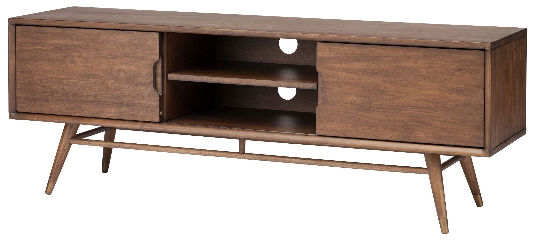 Maarten Walnut Wood Media Unit from Nuevo Coleman Furniture
