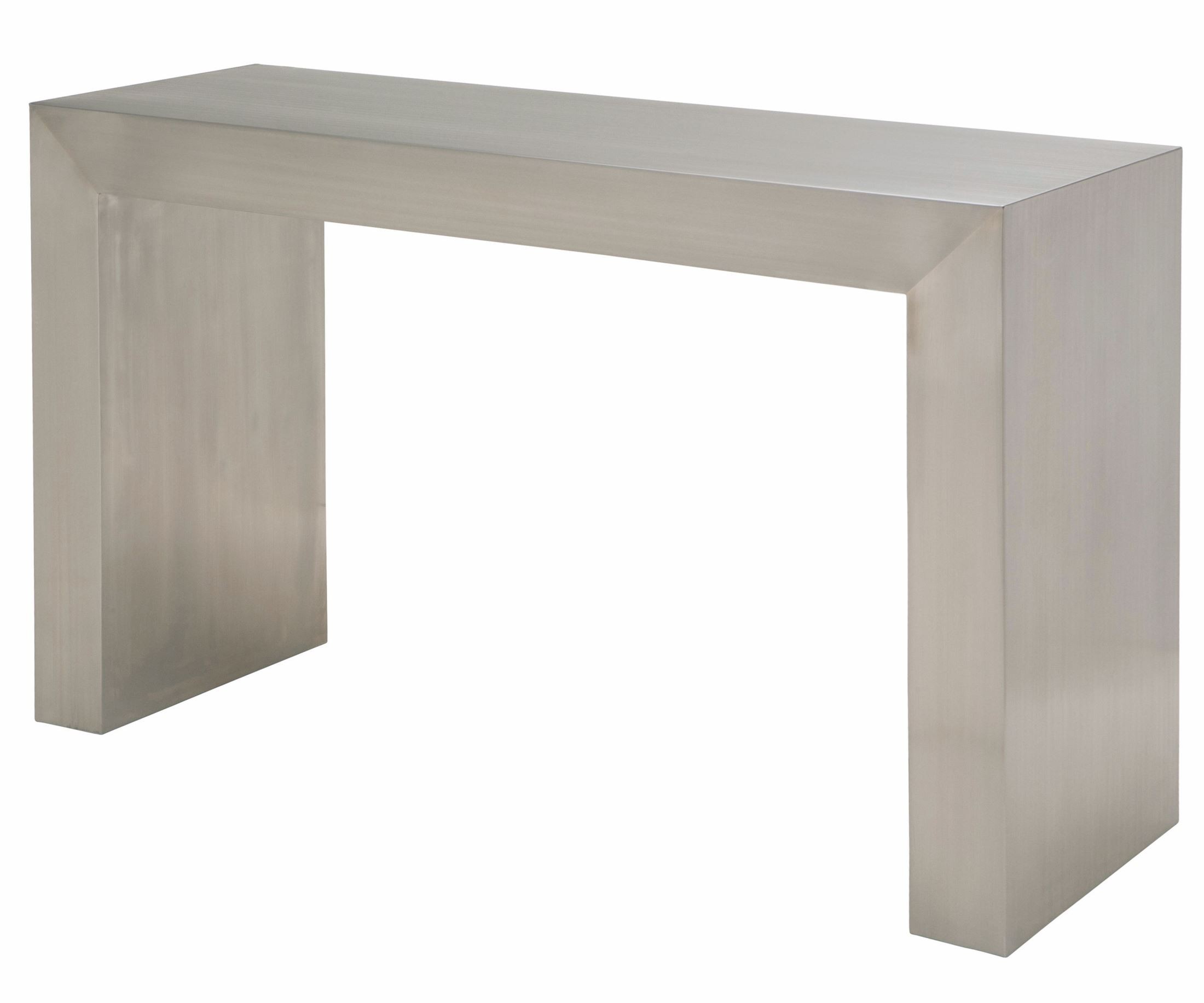 Reese Silver Metal Console Table from Nuevo Coleman Furniture