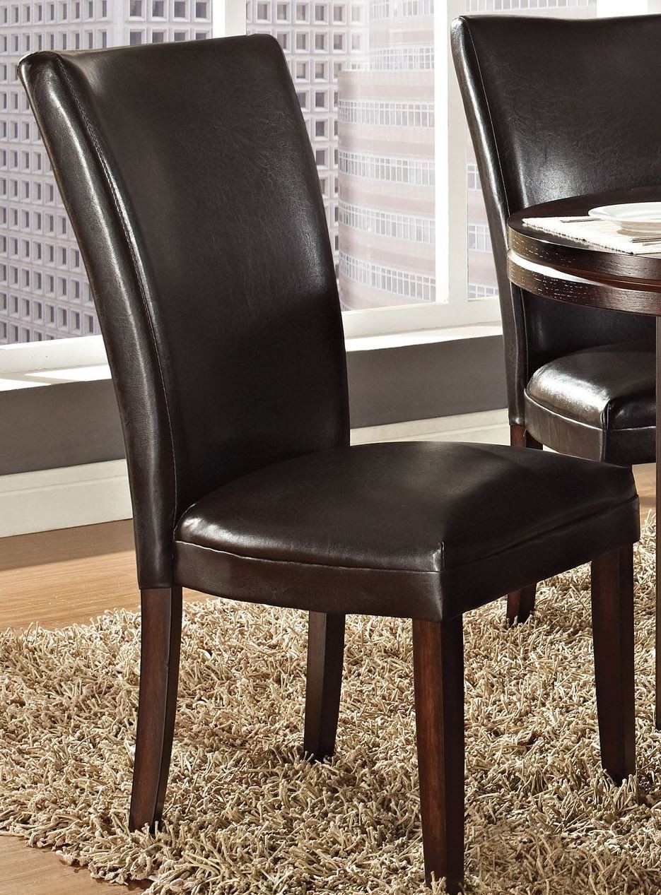 Hartford Brown Parsons Chair Set of 2 from Steve Silver (HF500BR