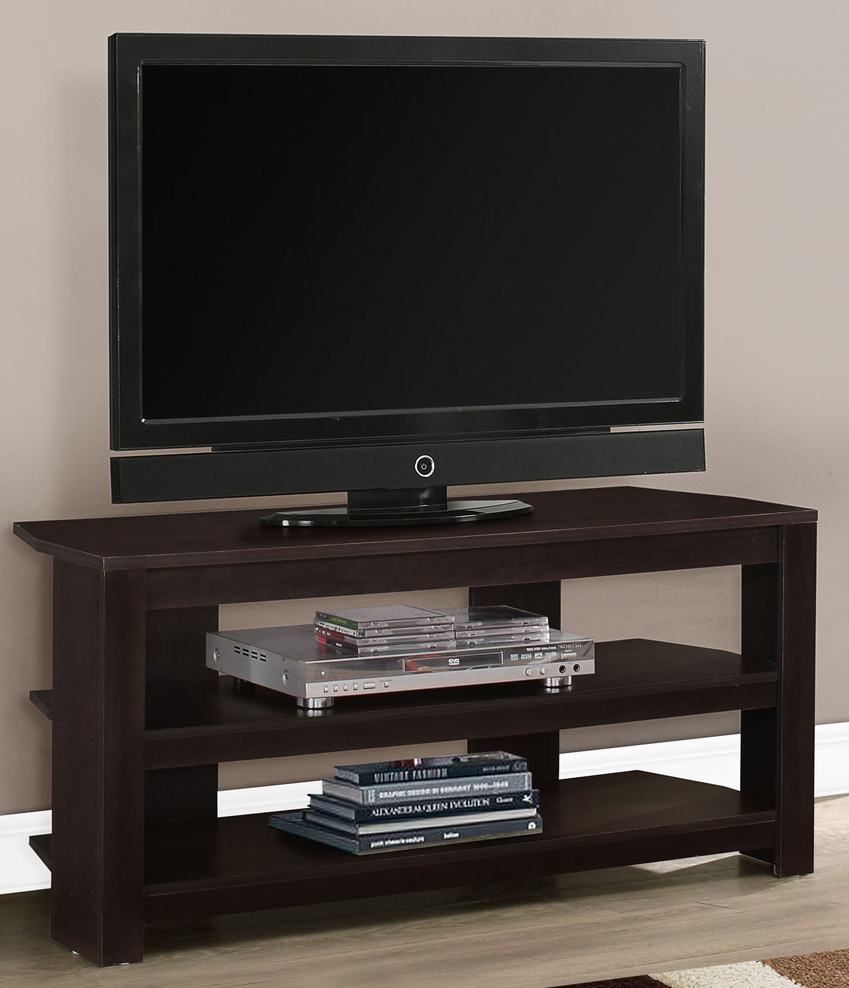 Cappuccino 42" Corner TV Stand from Monarch Coleman Furniture