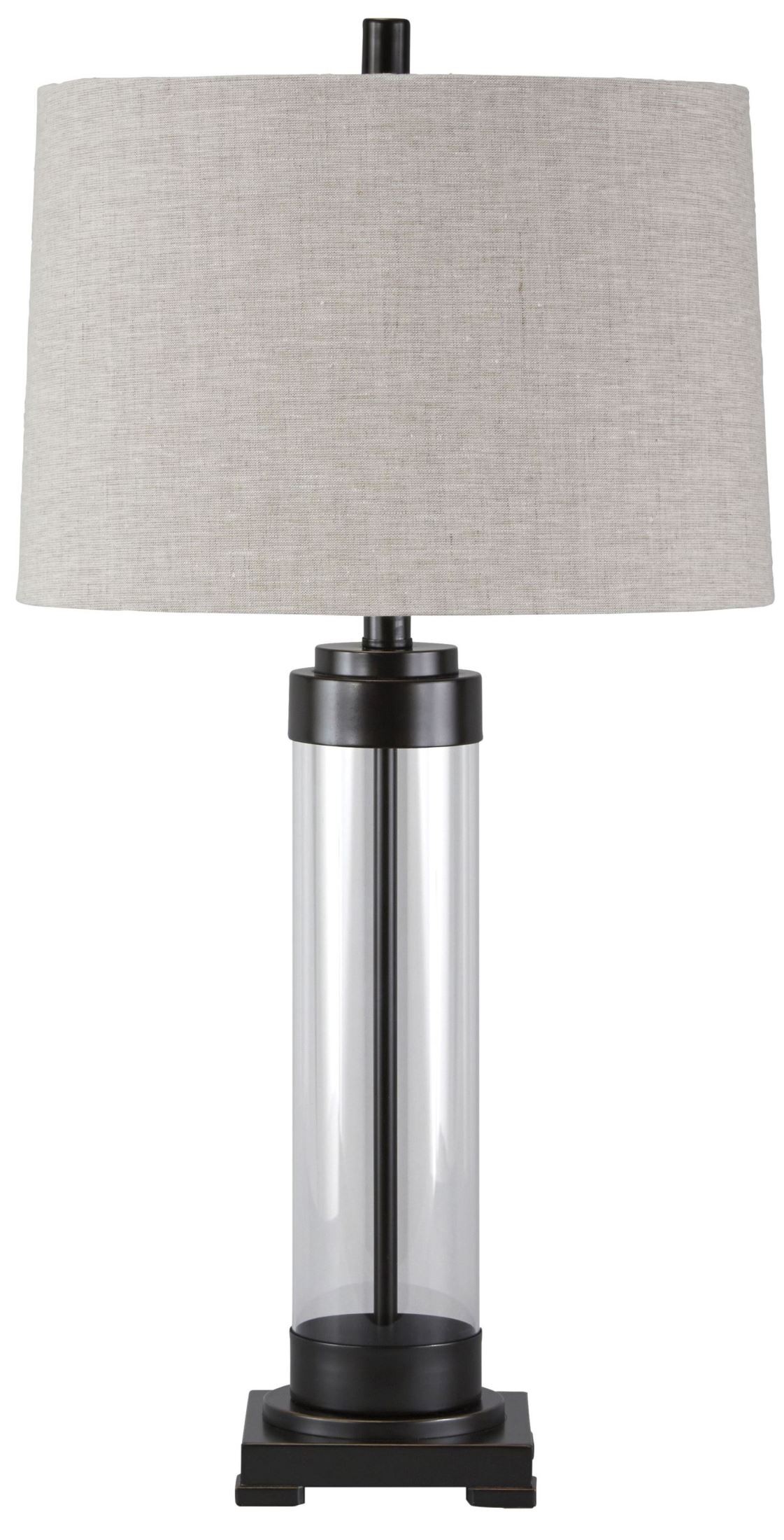 Talar Bronze Glass Table Lamp from Ashley (L430164) Coleman Furniture
