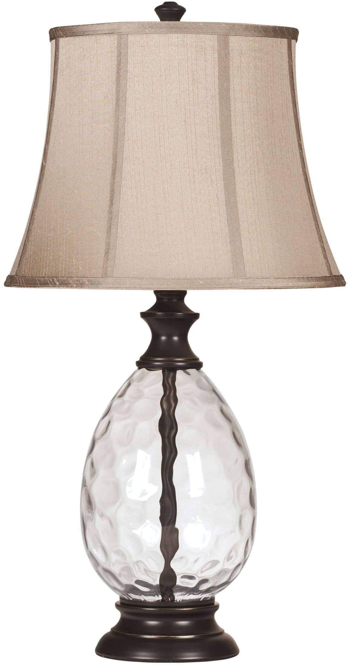 Olivia Glass Table Lamp Set of 2 from Ashley (L440234) Coleman Furniture