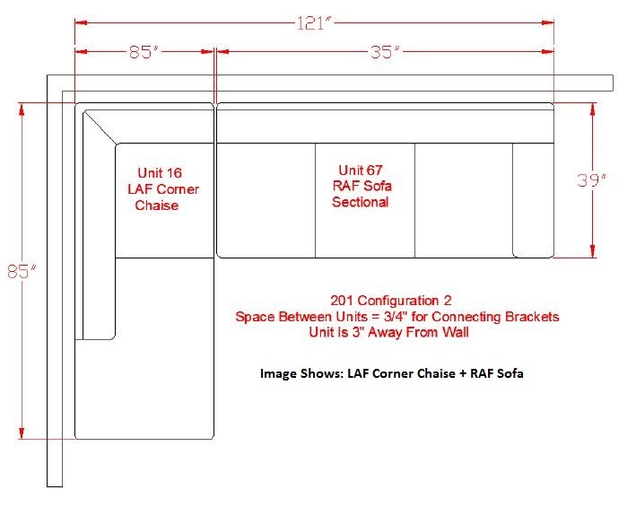 Alliston DuraBlend Chocolate Left Arm Facing Sectional from Ashley