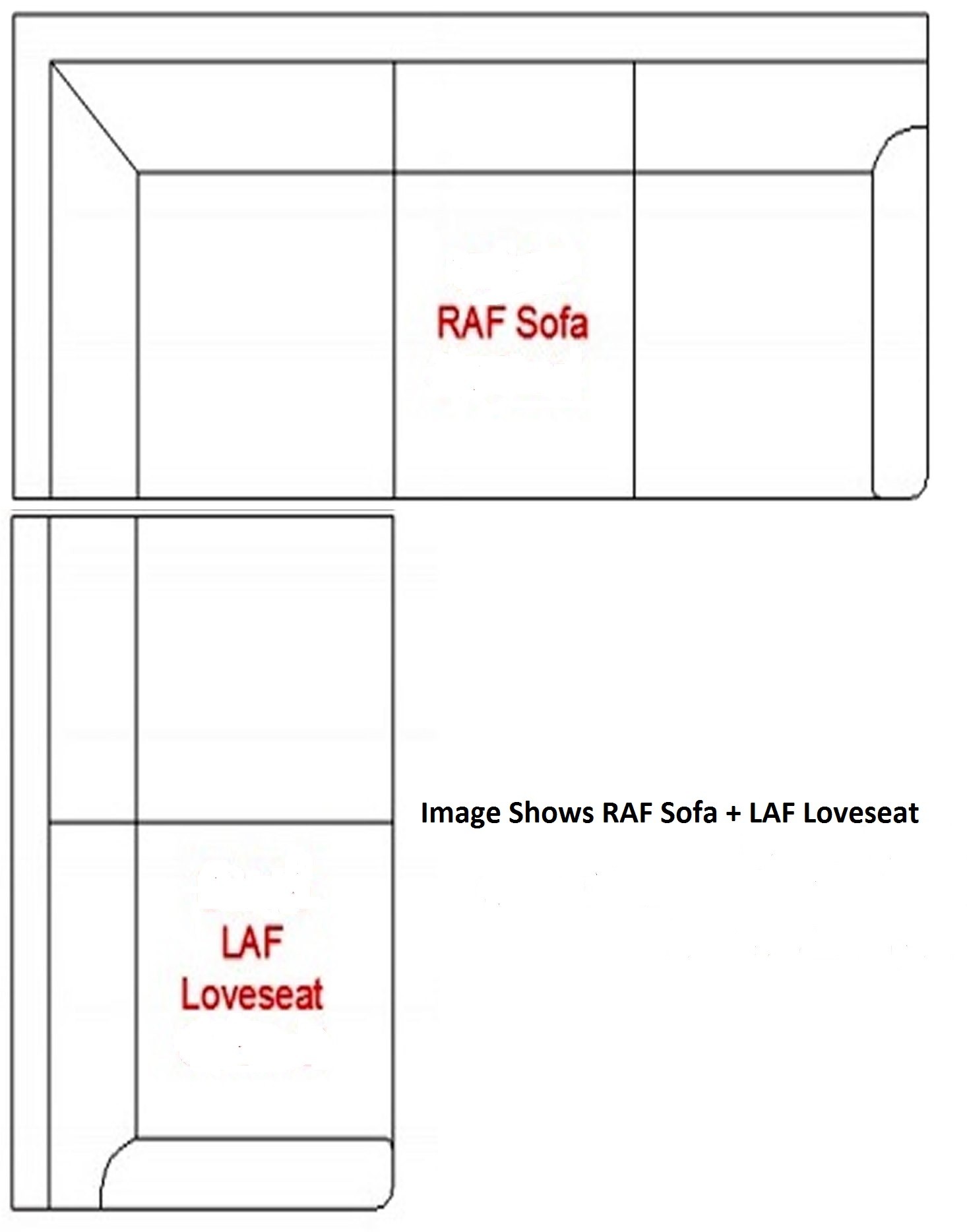 Larkinhurst Earth LAF Sectional from Ashley Coleman Furniture
