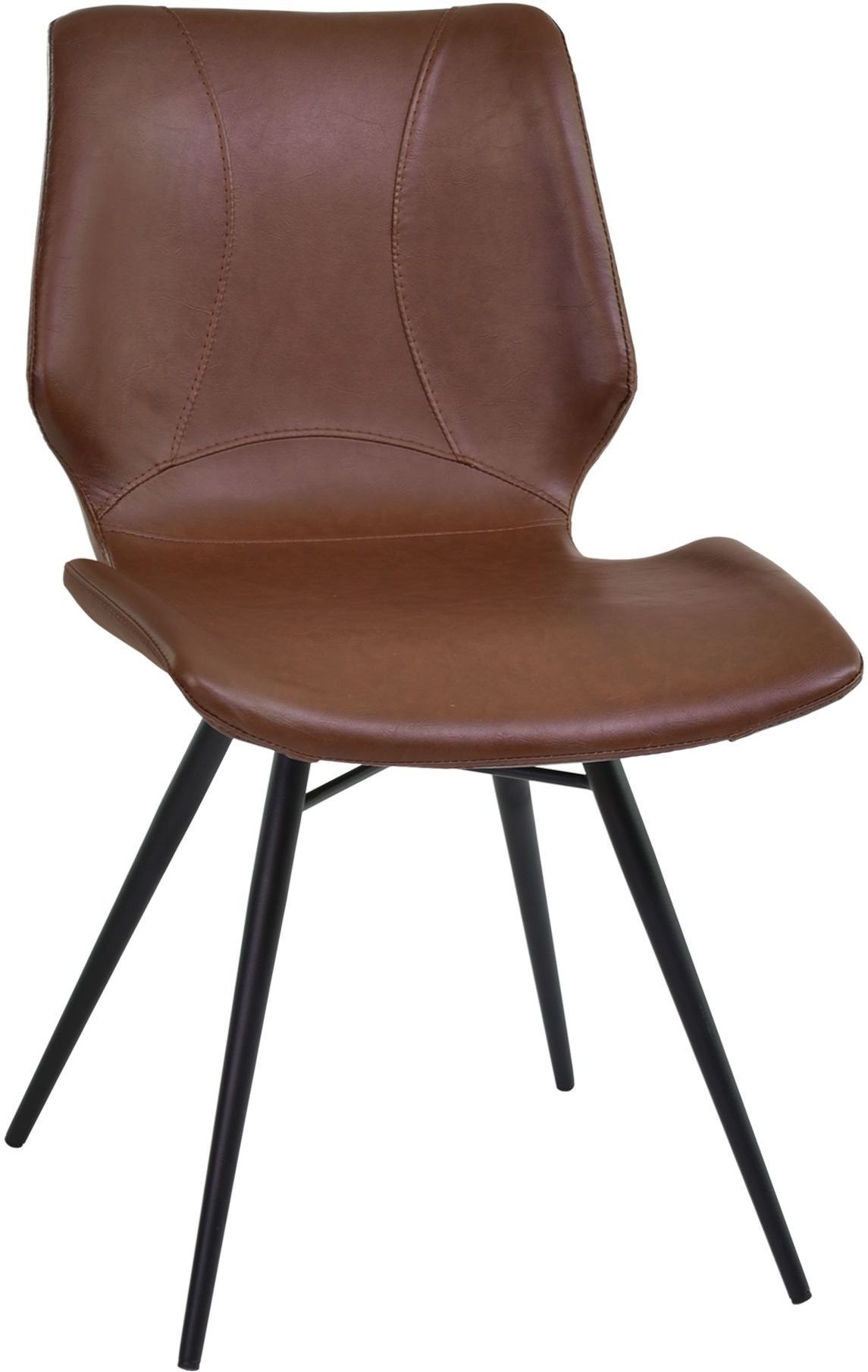 Zurich Vintage Coffee Dining Chair Set of 2 from Armen Living Coleman